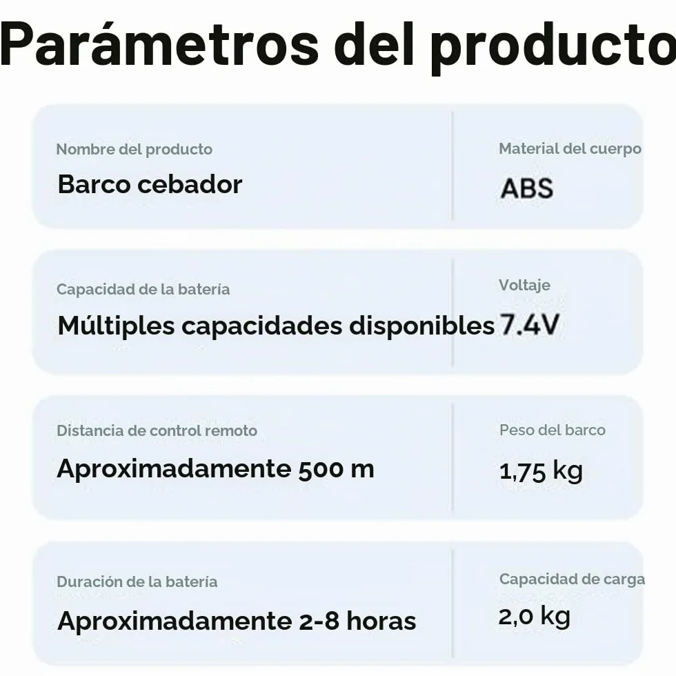 Kavolet Barco de Cebo GPS 500M RC Cebo Barco de alimentación Pesca Cebo Barco de Entrega de Cebo inalámbrico Control Remoto Pesca Cebo Barco Pesca alimentador Barco 12000mAh batería de Gran Capacidad