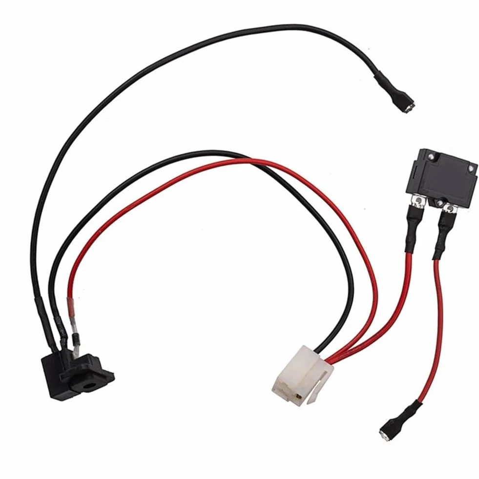 Interfaz de cargador de coche eléctrico para niños, caja fuerte y enchufe para modelos de 6 V, 12 V, 24 V (A)