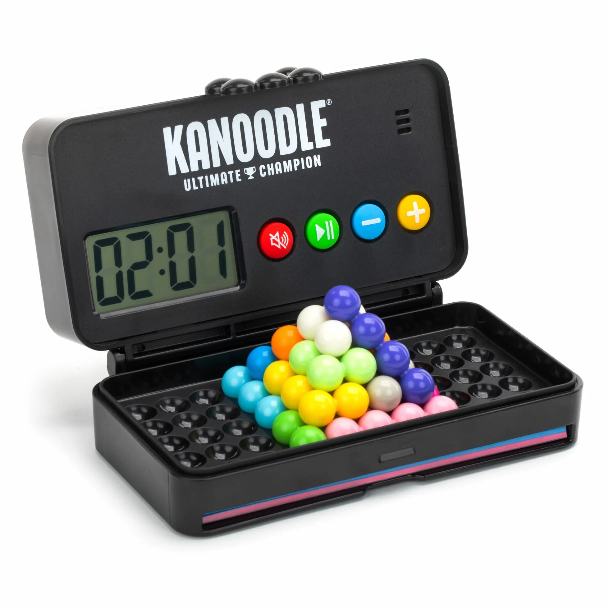 Learning Resources Kanoodle Ultimate Champion, Juego de lógica y Rompecabezas 2D y 3D, con Temporizador, 500 retos, Edades 7+
