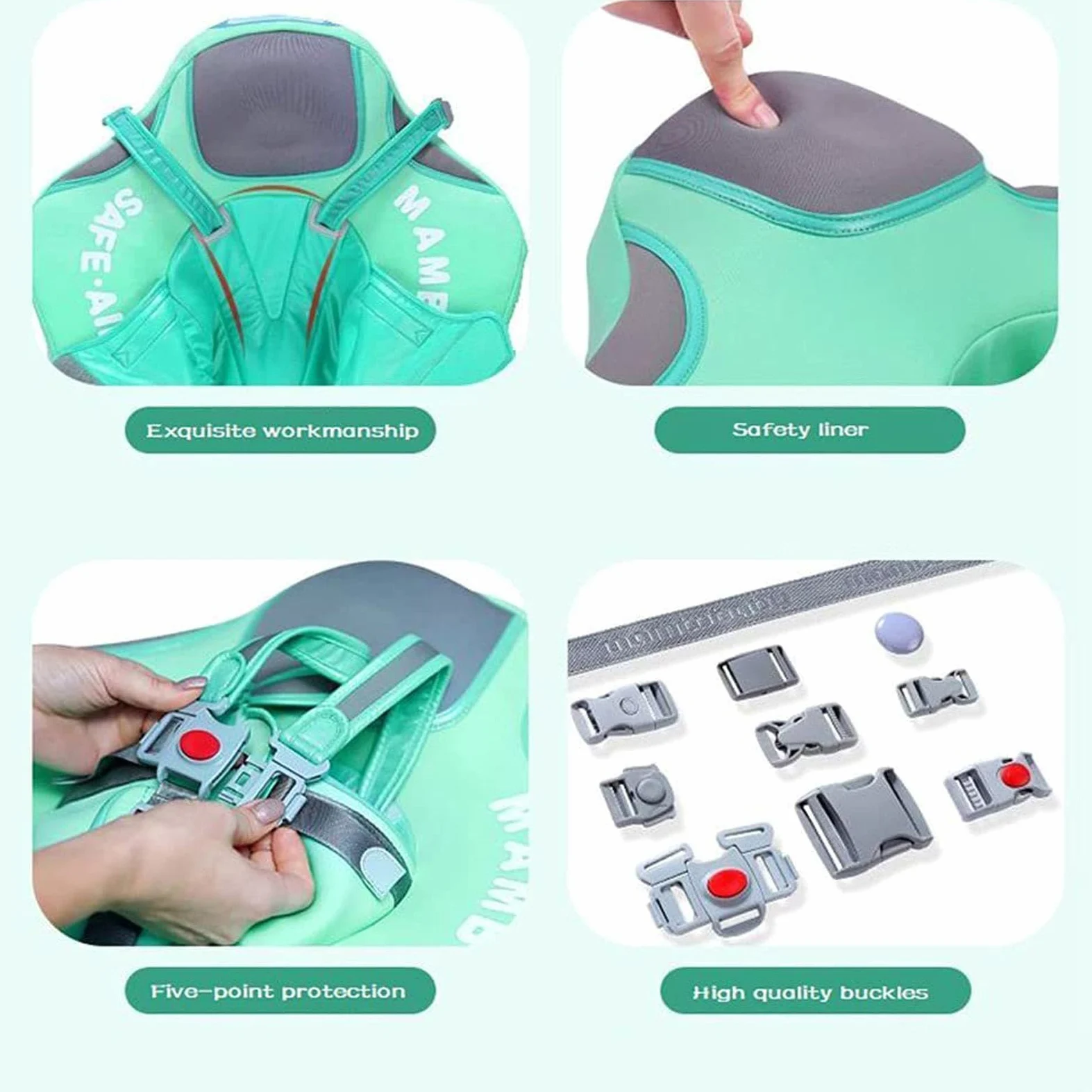 Flotador para Bebé con Sombrilla Flotador Infantil para Piscinas | Flotador De Exterior Con Protección Solar Para Verano, Playa, Lagos Y Vacaciones Para Bebés De 3 A 24 Meses