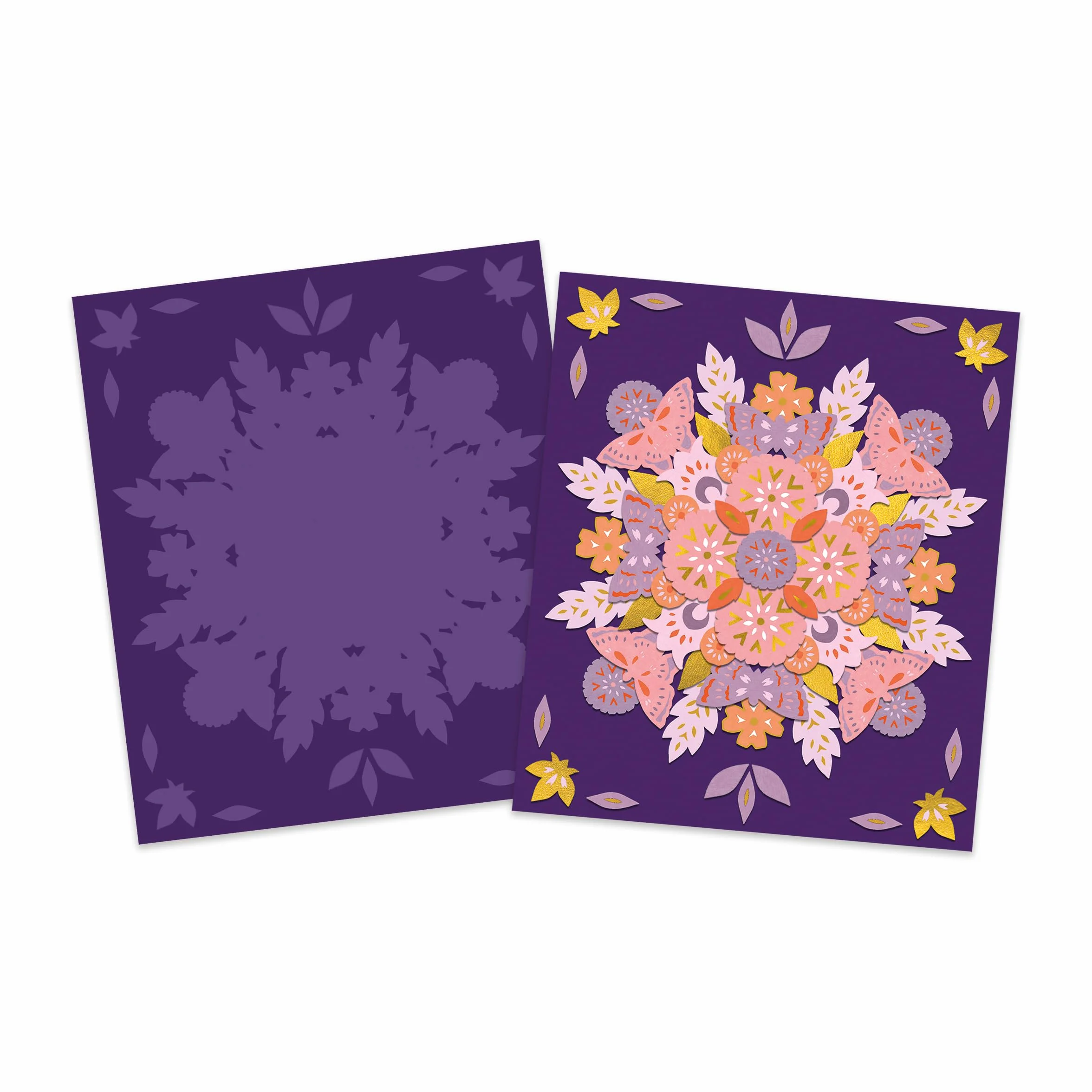 Janod Talleres de la Calma 3 Mandalas Naturales, Kit Manualidades Motricidad Fina, Desde 7 Años, J07755