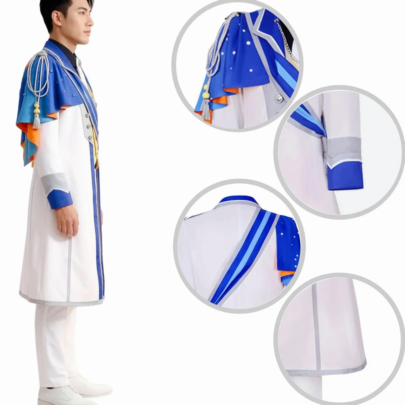 Disfraz de Halloween para Adultos, Conjunto Completo de Cosplay Juego de Rol Carnaval – Estilo Tsukasa Tenma