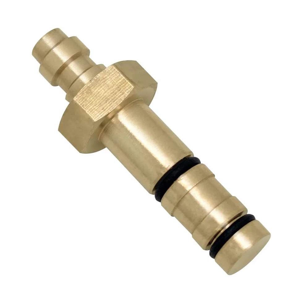 TUXING PCP Paintball Sonda de Relleno 8-8.9mm Adaptador de Repuesto Desconexión Rápida Latón Vástago Recto