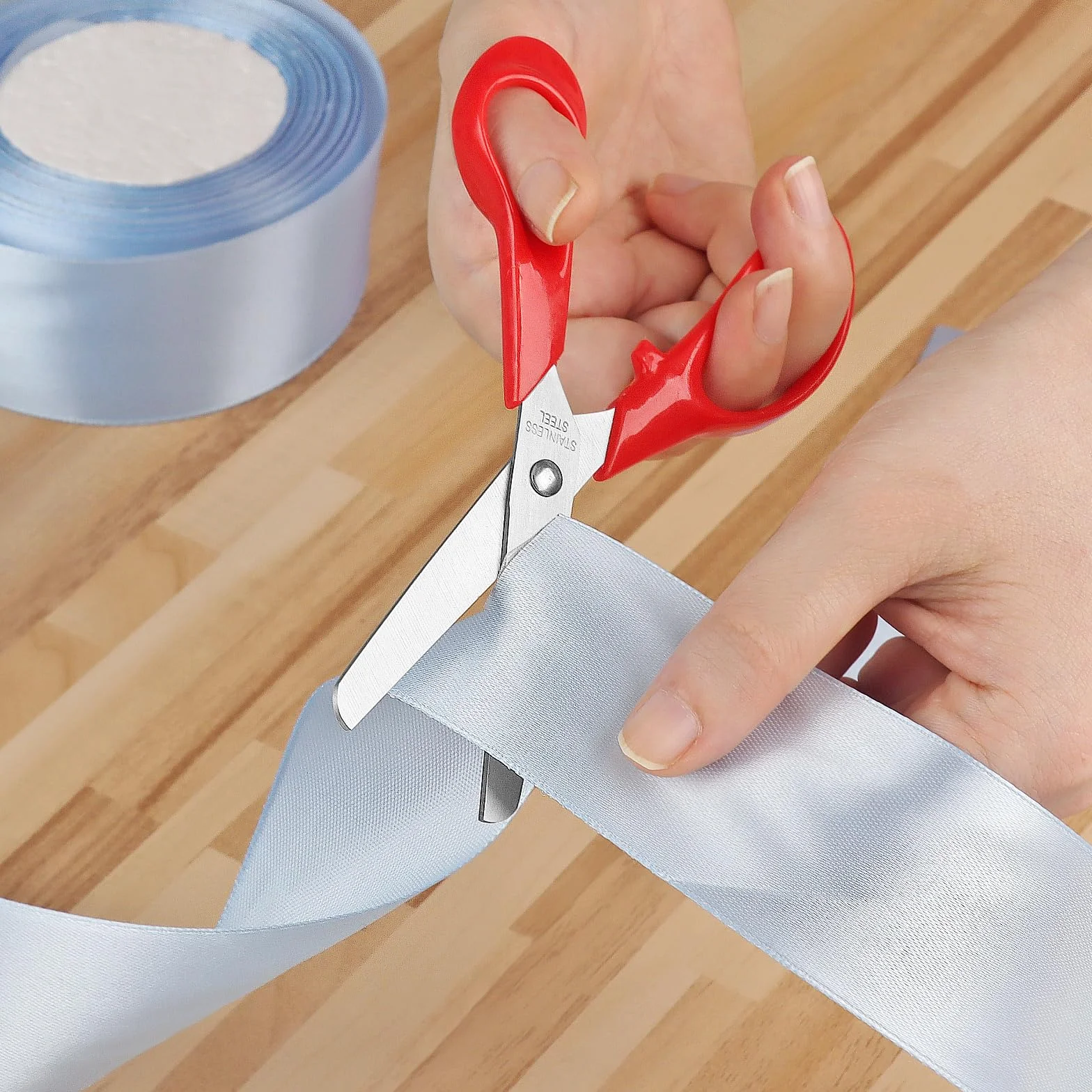 Tijeras para niños, tijeras de seguridad para niños con cuchillas de punta roma de acero inoxidable y mango ergonómico, ideales para la escuela y aulas, 12 pulgadas, paquete de