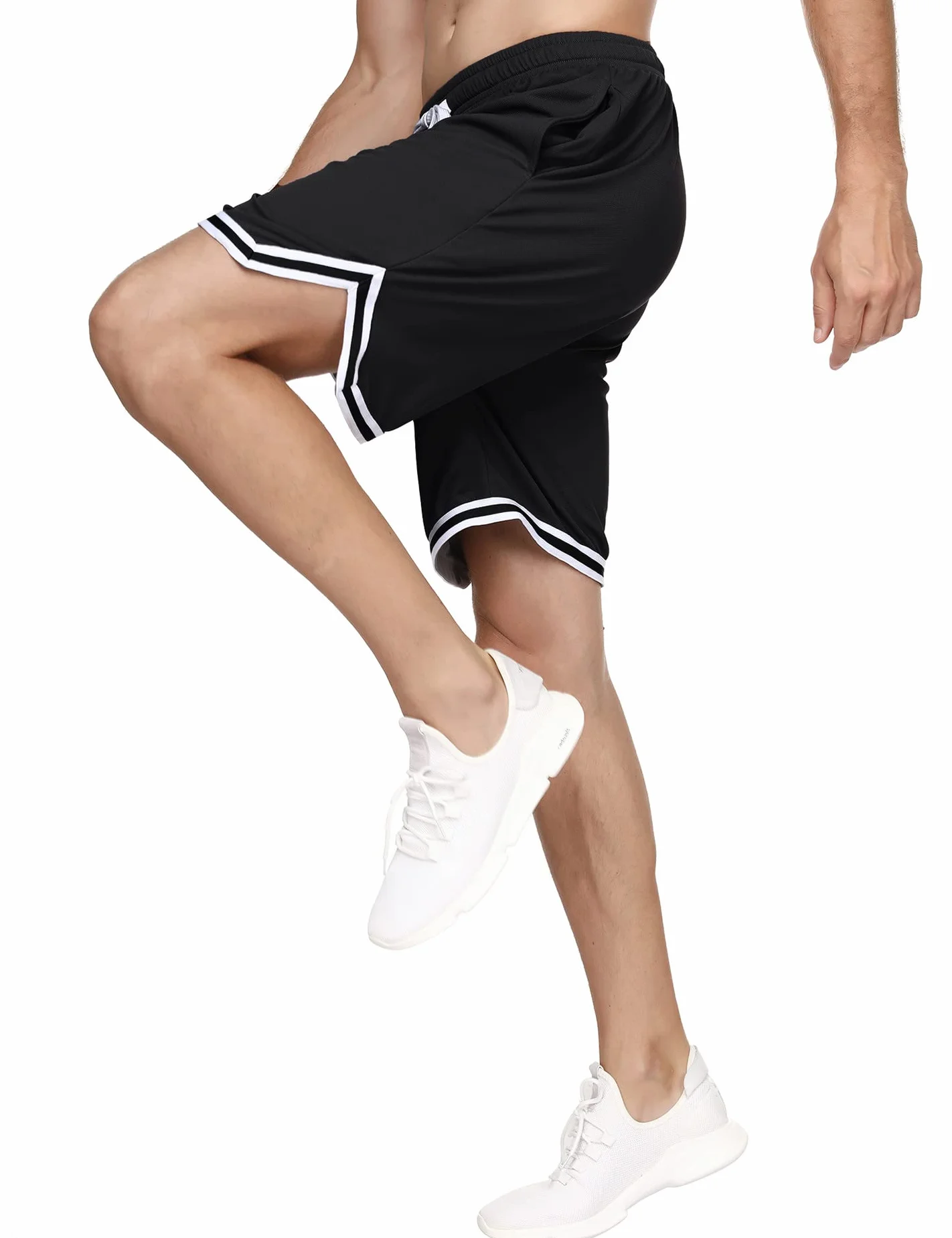 Pantalones Cortos Hombre Deportivo Verano Algodón Transpirables con Bolsillos para Running Fútbol Gimnasio Entrenamiento S-3XL
