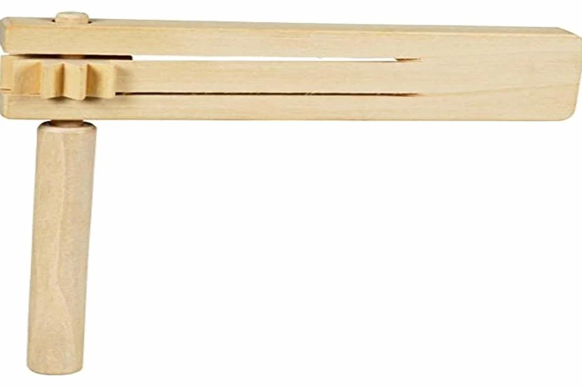 Goki- Carraca de madera, Color natural (61893)
