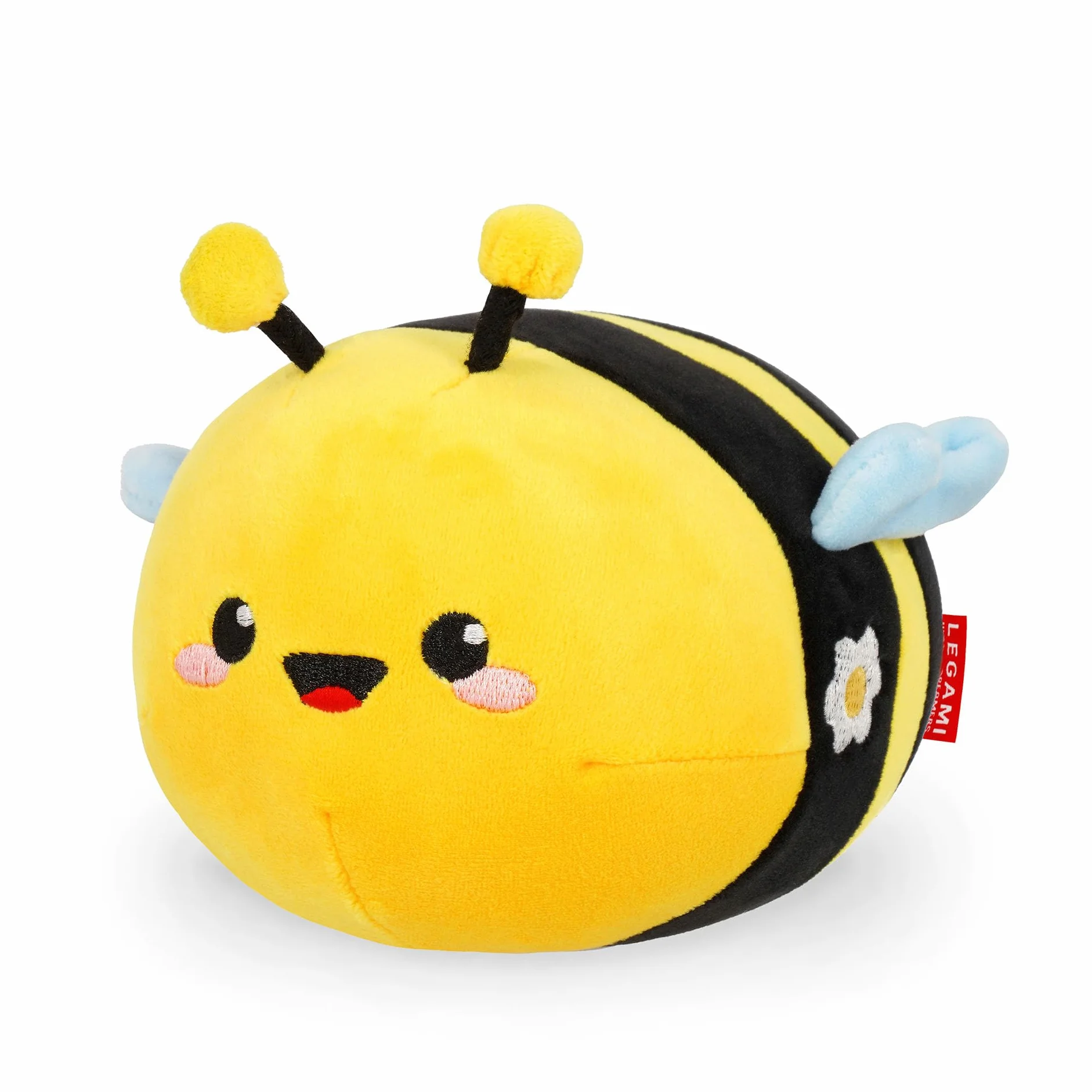 Legami Peluche Super Soft Tema Bee Mini 14x15x12 cm con Tarjeta Identificación