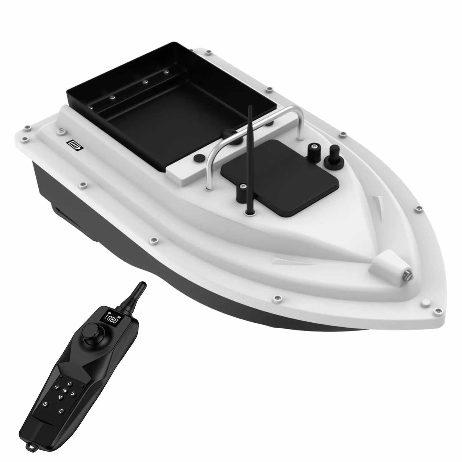 Kavolet Barco de Cebo GPS 500M RC Cebo Barco de alimentación Pesca Cebo Barco de Entrega de Cebo inalámbrico Control Remoto Pesca Cebo Barco Pesca alimentador Barco 12000mAh batería de Gran Capacidad