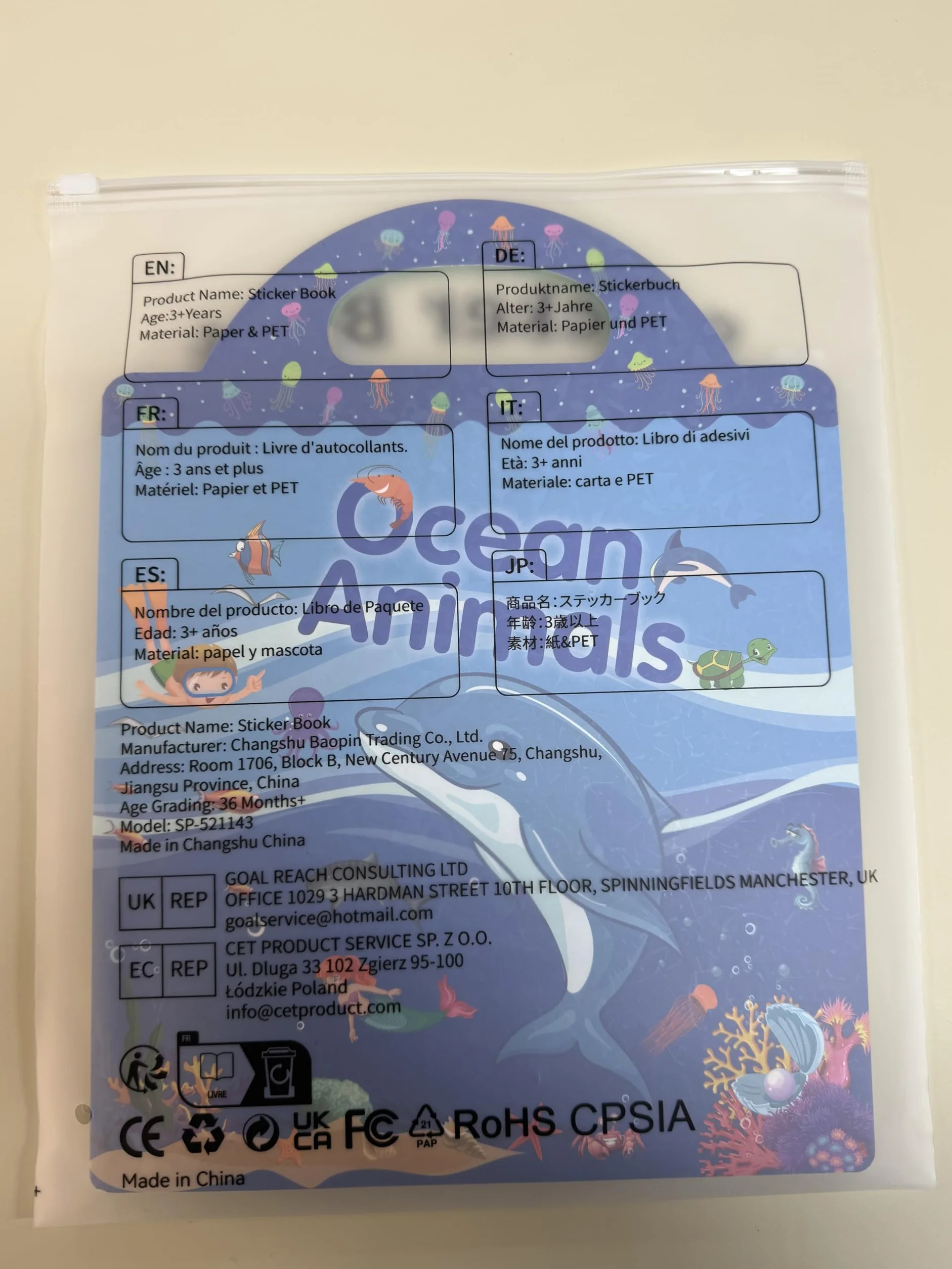 GUYUCOM Paquete de 4 libros de pegatinas reutilizables, juguetes para niños de 2, 3, 4 años, pegatinas 3D transparentes para granja de insectos oceánicos, juguete educativo, regalos de cumpleaños