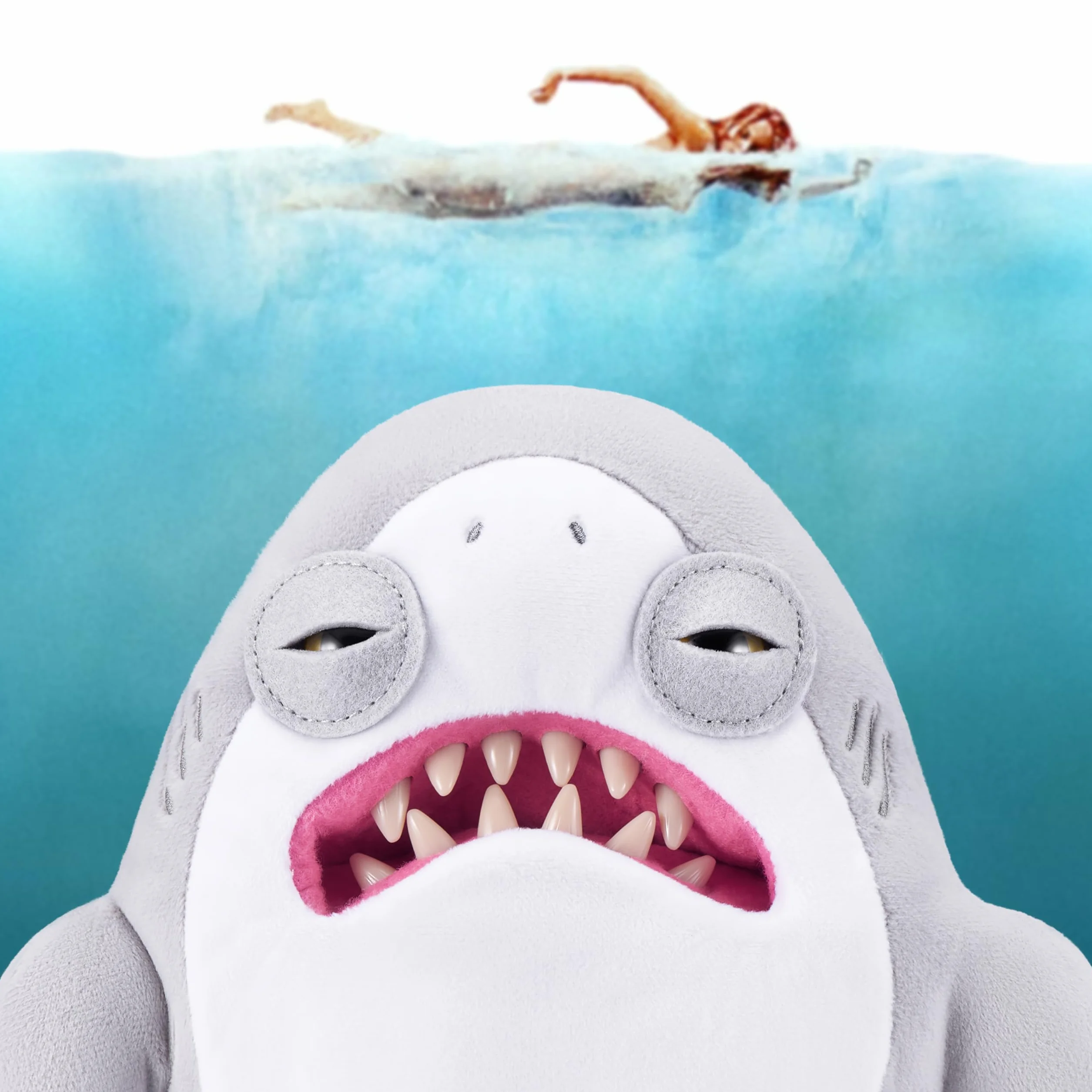 Fuggler Jaws Peluche con Licencia de 9 pulgadas/22 cm por ZURU – Monstruo Divertido Feo de Peluche, Juguete Coleccionable Espeluznante para Niños, Preadolescentes, Adolescentes y Adultos