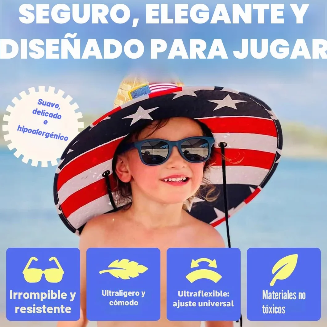 Gafas de sol flexibles para niños BABY SUNNIES con protección UV 100% irrompible