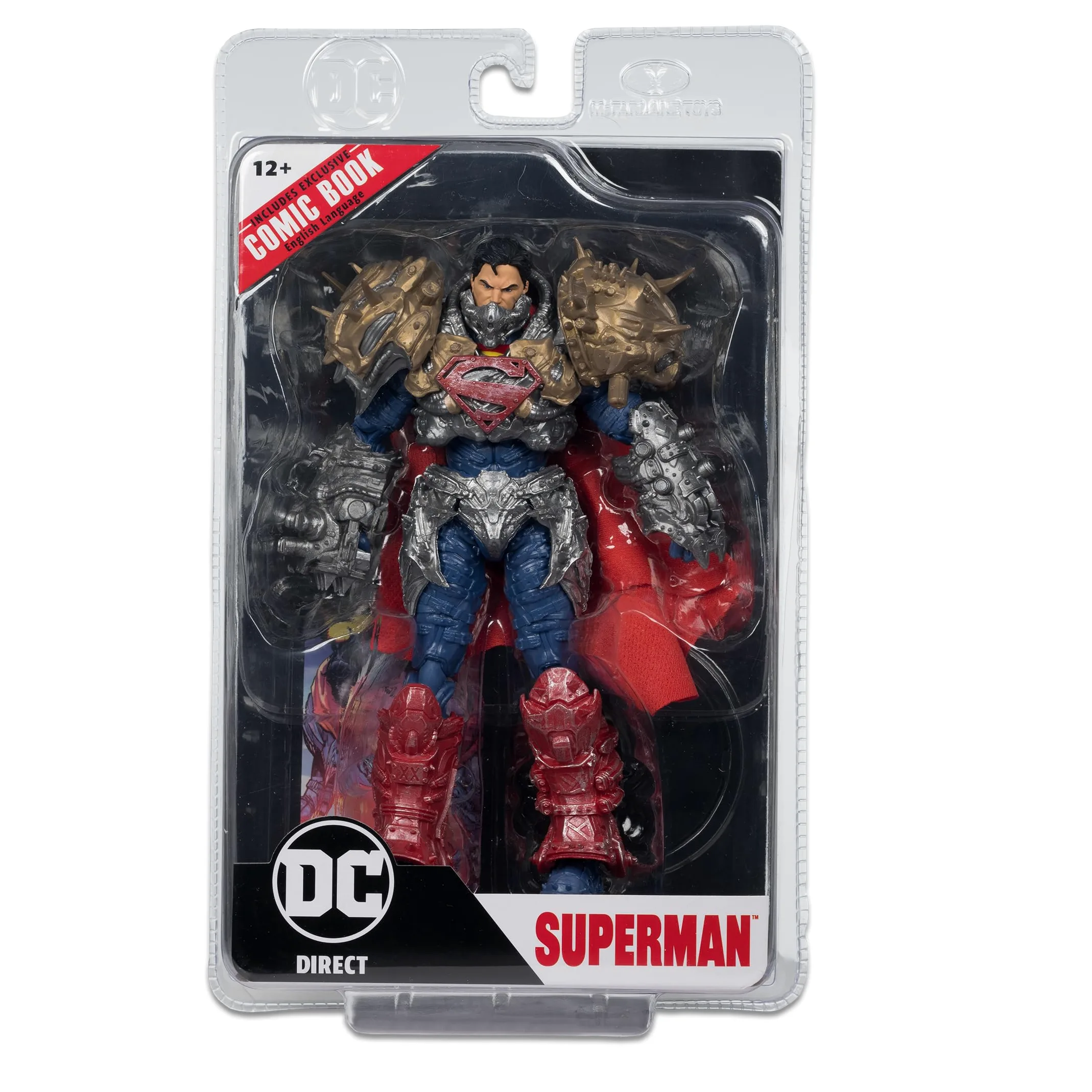 DC Direct Figurine et Comic Book Superman Wave 5 Superman (Ghosts of Krypton) 18 cm | DC Direct Ghost Of Krypton Figura de acción de 7 pulgadas Wave 5 - Superman