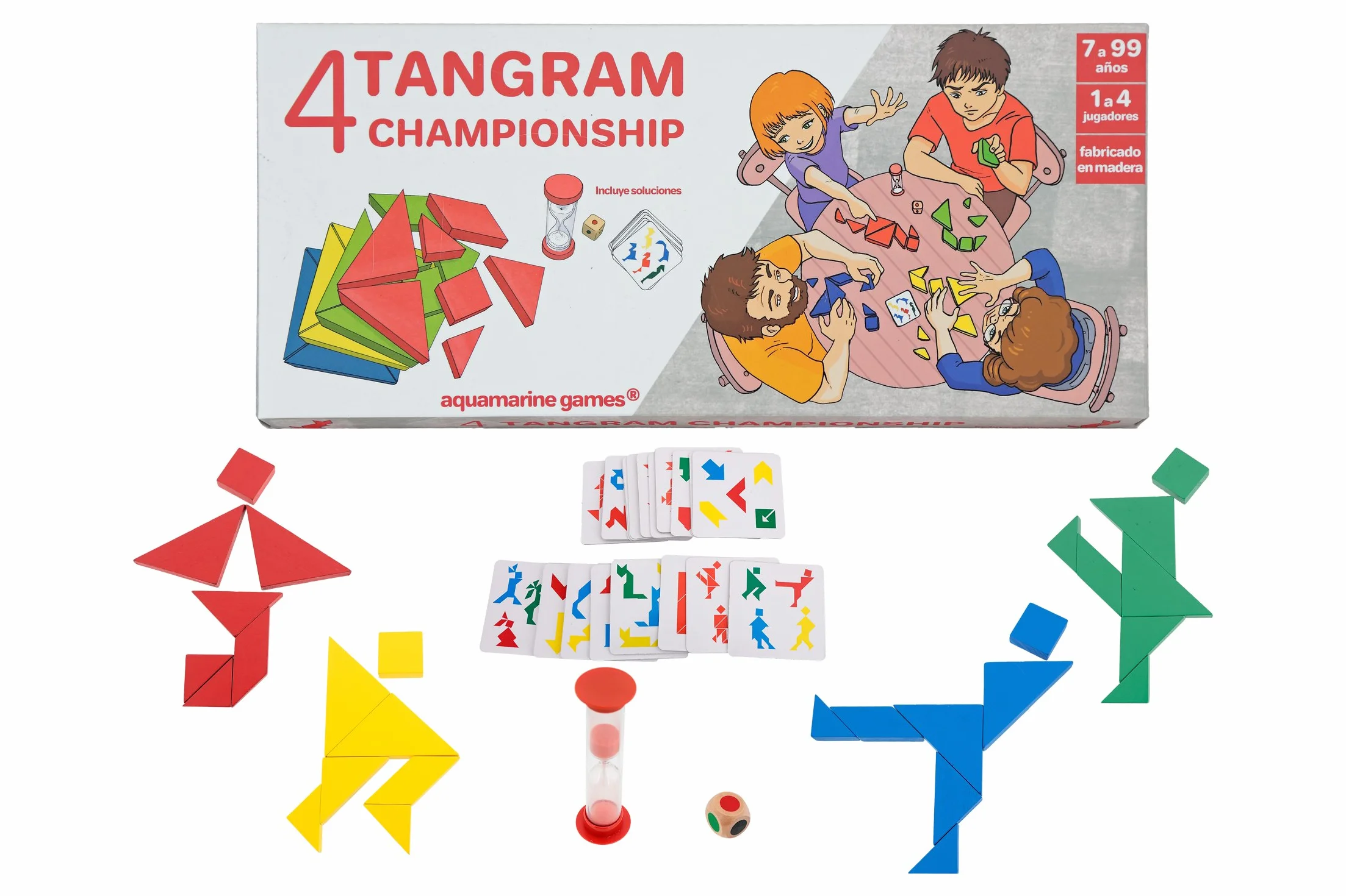 Aquamarine Games - Tangram - 4 Tangram Championship FSC100% (CP039)