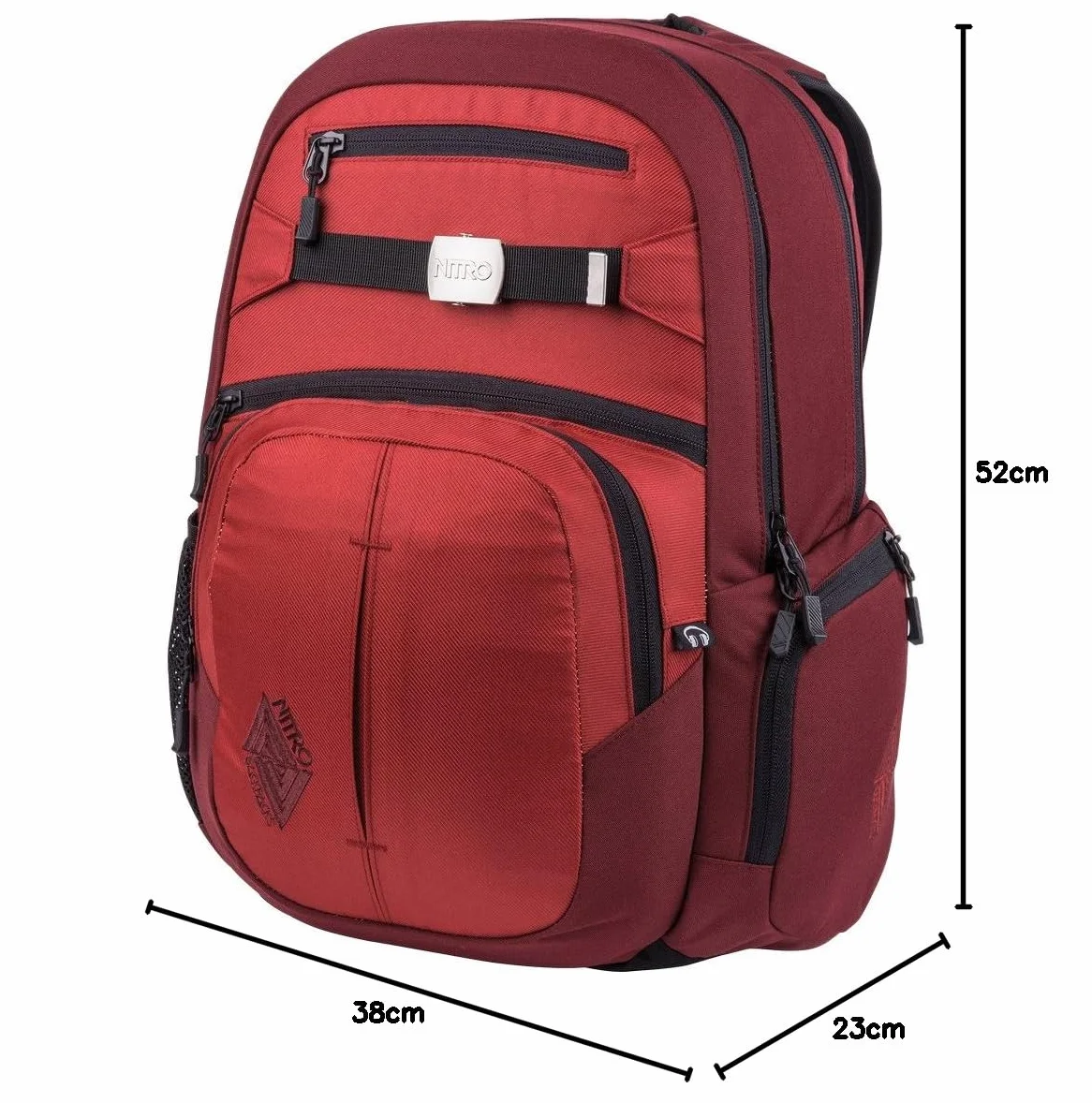 Nitro Snowboards Hero Mochila 37 L 52 cm Chili
