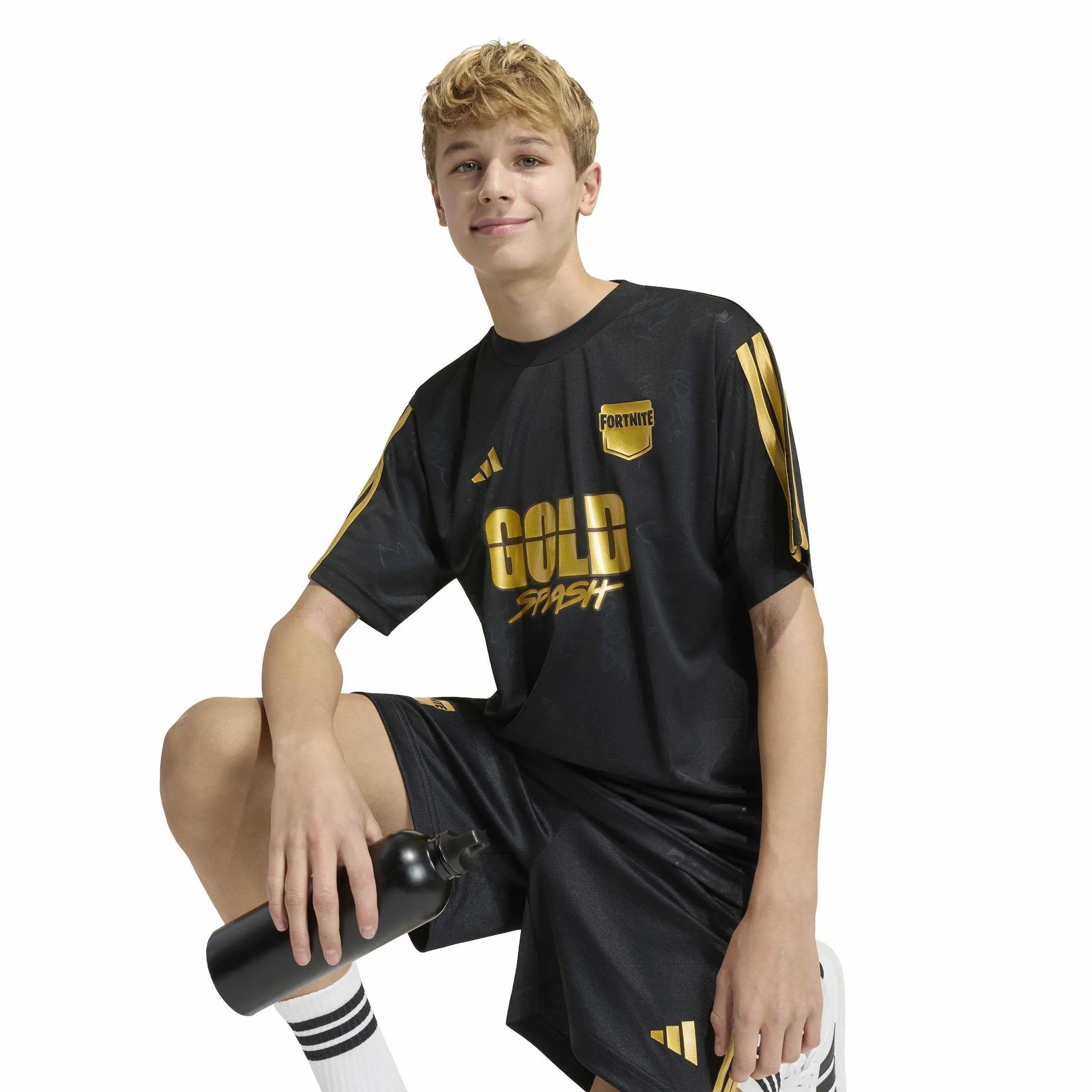 adidas X Fortnite Midas Jersey Manga Corta Unisex niños