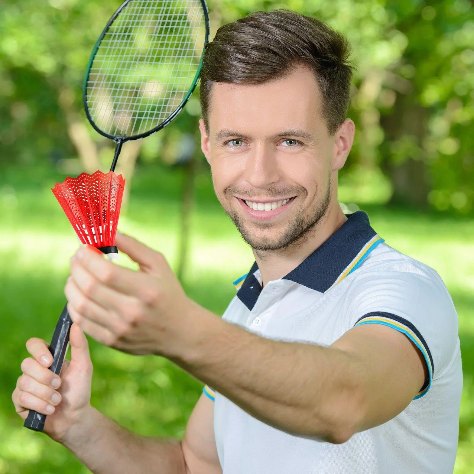 Bádminton Colorido 10 Piezas, Accesorios Entrenamiento, Plástico Duradero