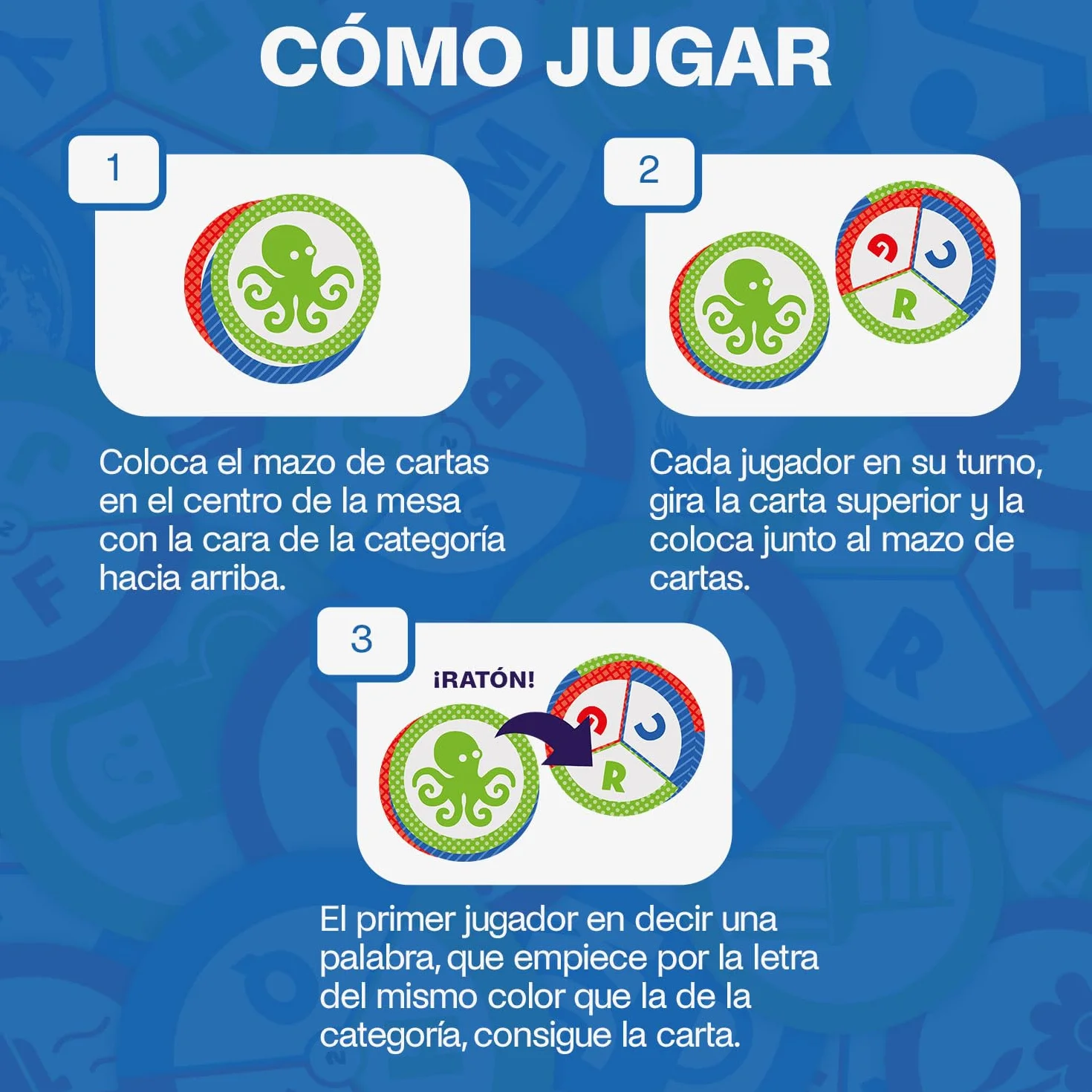 Ludilo - Palabrea | Juegos De Mesa Niños 6 Años O Más | Juegos Educativos 6 Años O Más | Juego Cartas Niños 10 Minutos De Duración | Juego De Mesa De 2 A 5 Jugadores | Regalos para Niños