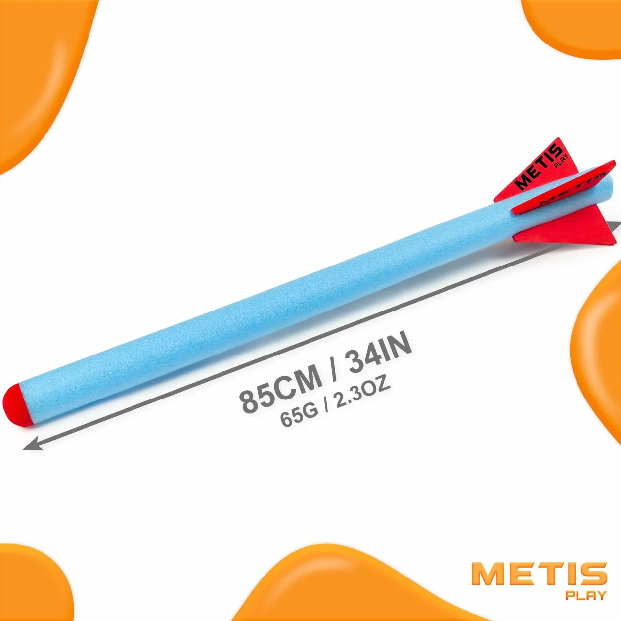 FORZA METIS Play Juego de Jabalinas de Espuma para Niños 48 cm 85 cm