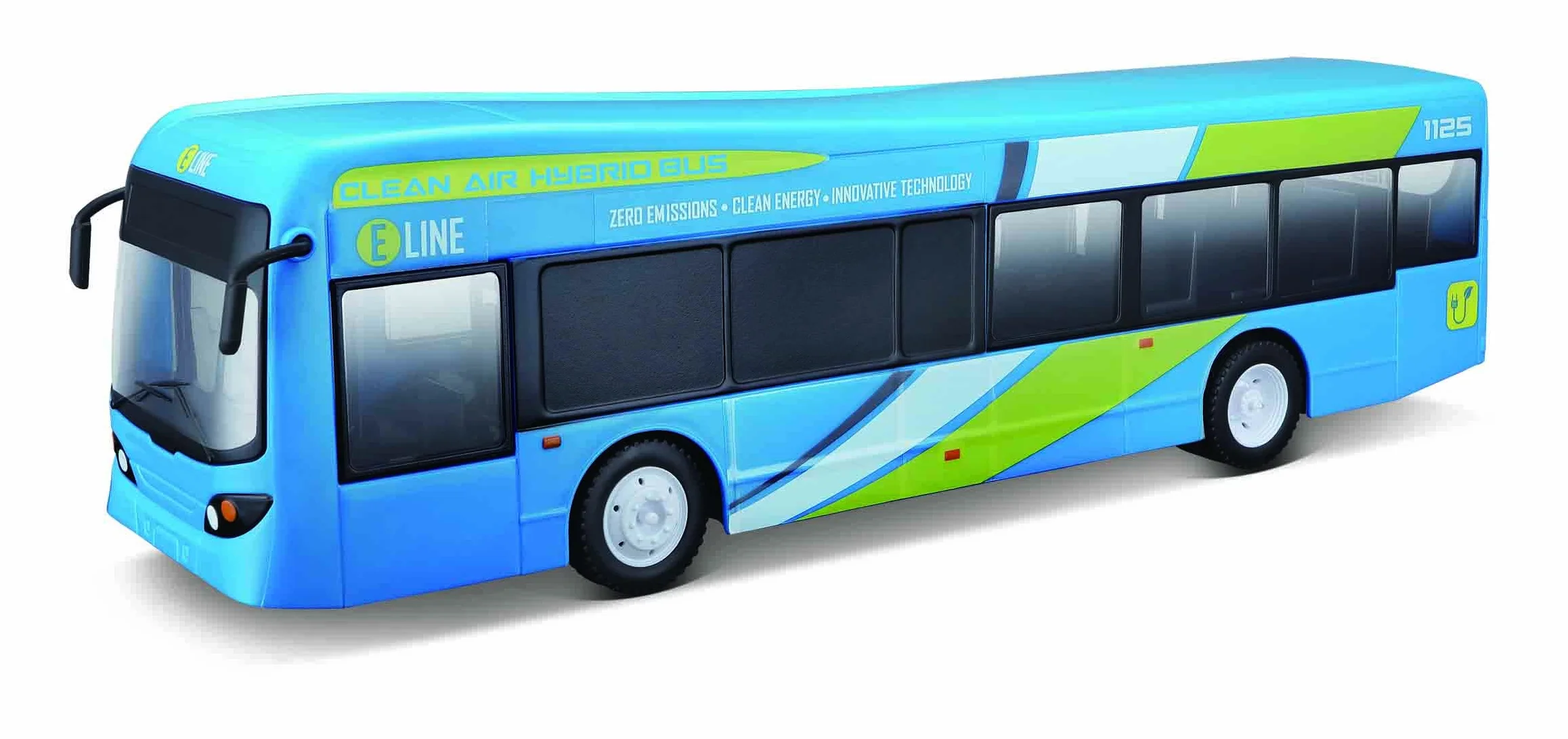 Maisto Tech R/C City Bus - Autobús teledirigido con luz y Puertas automáticas, con Mando Mini Pro, a Partir de 5 años, 33 cm, Pilas no Incluidas, Color Azul (582734)