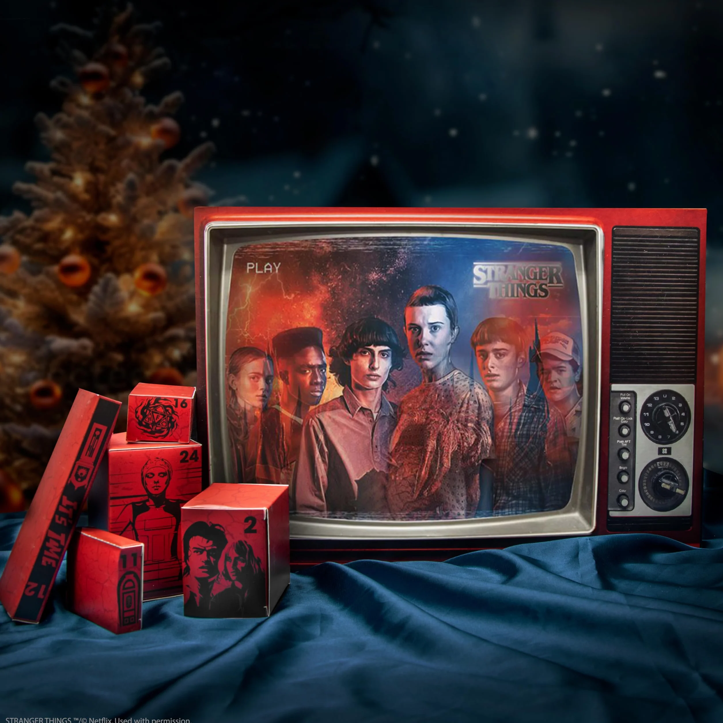 Cinereplicas - Stranger Things Calendario de Adviento Deluxe 2024 - Licencia Oficial