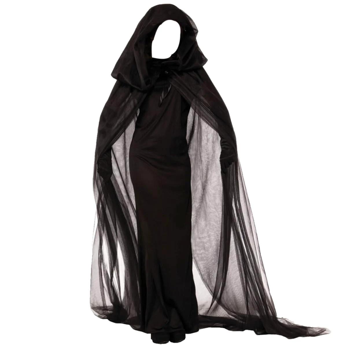 SOIMISS 3 Piezas disfraz de bruja para mujer para actuación disfraz vampiresa de vampiresa de fantasma de vampiro de halloween de bruja para cosplay Black