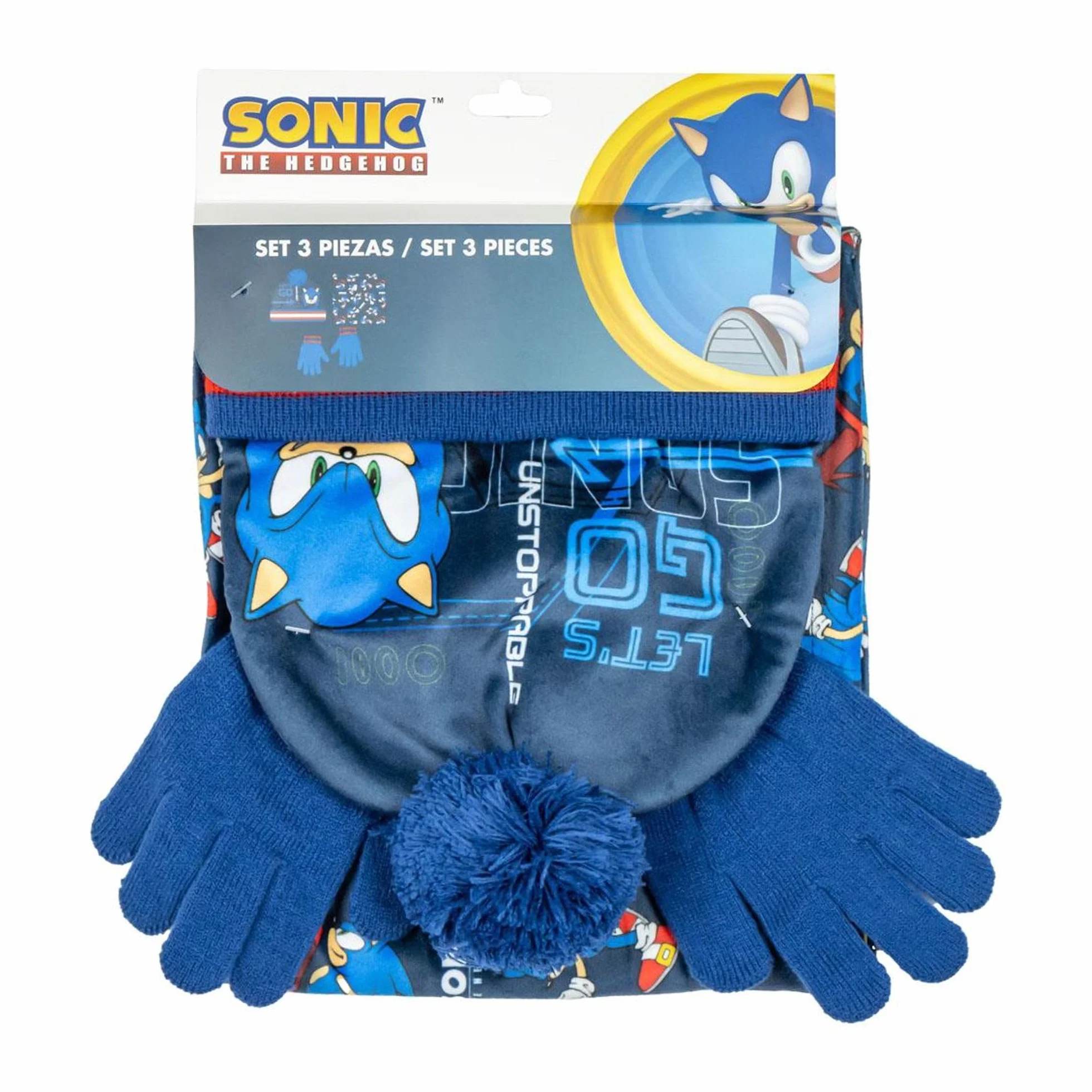 CERDÁ Life's Little Moments Conjunto Gorro Guantes y Braga Sonic Cómodo y Práctico