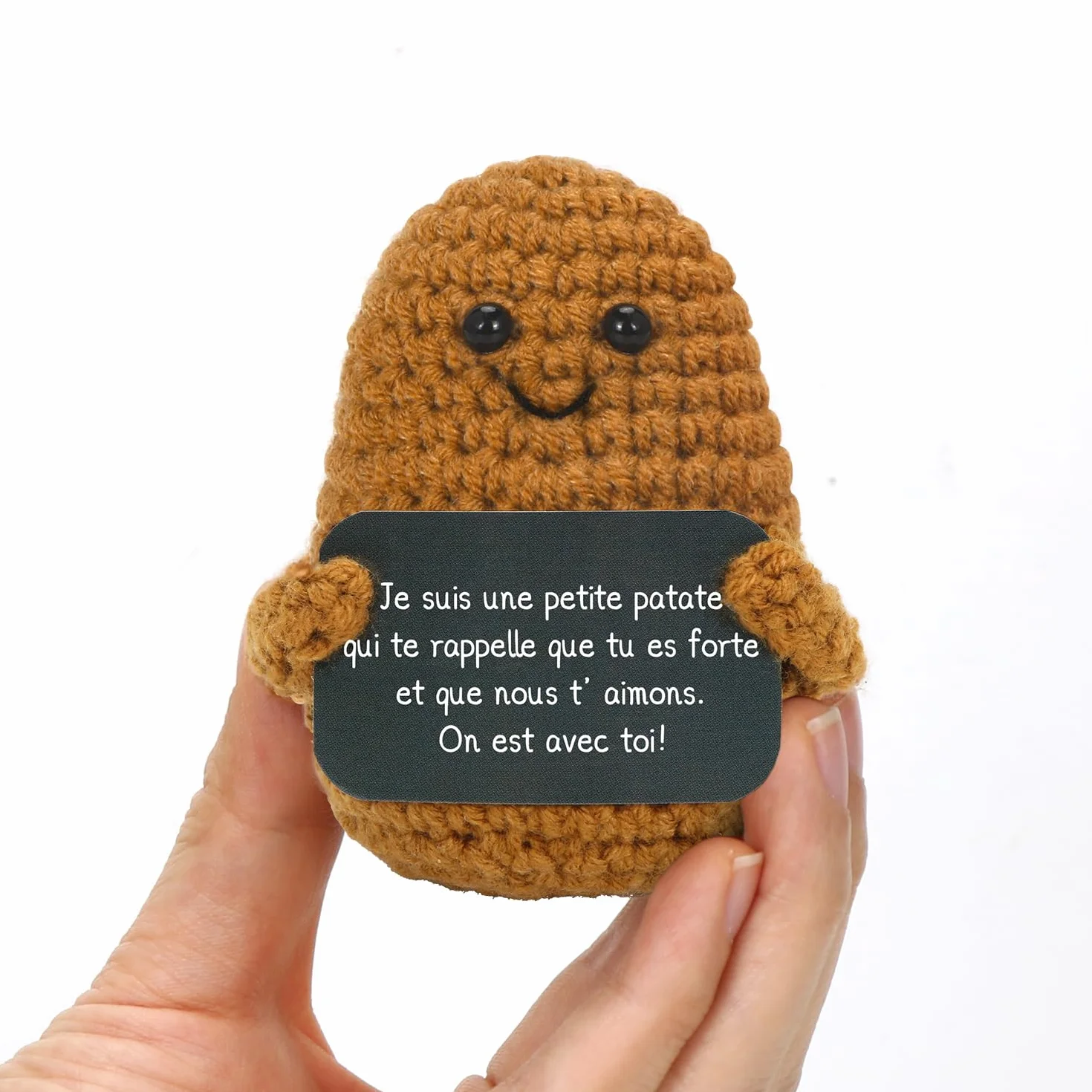 Aurasky Patata Positiva Francesa, Muñecos de Patata con Tarjeta Positiva
