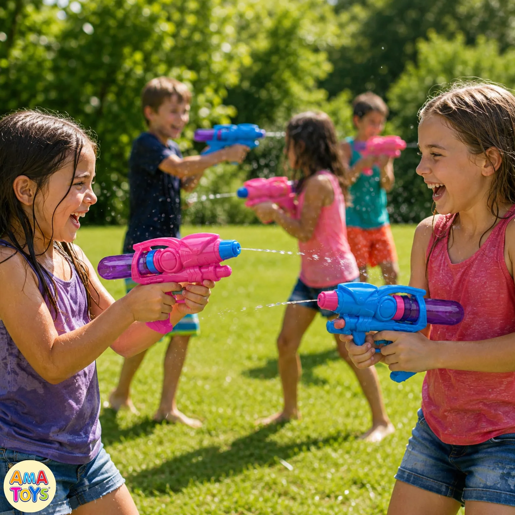 Pack de 36 Mini Pistolas de Agua para Niños - Juguete de Verano para Playa, Piscina y Jardín