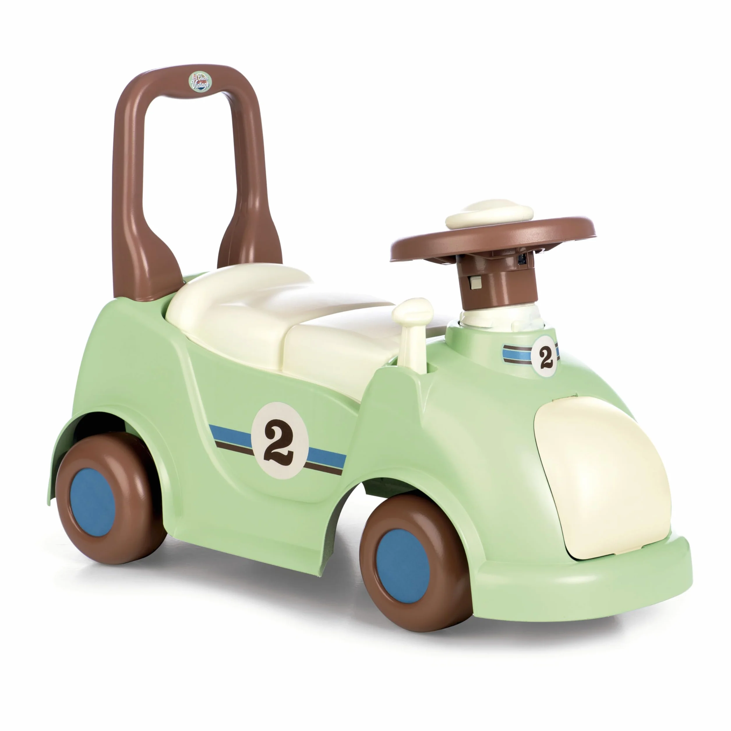 Chicos - Sport Vintage Correpasillos Bebe 1 año | Andador Correpasillos con volante y asa para empujar | Coche bebe con cajón guarda objetos | a partir de 10 Meses (35223)