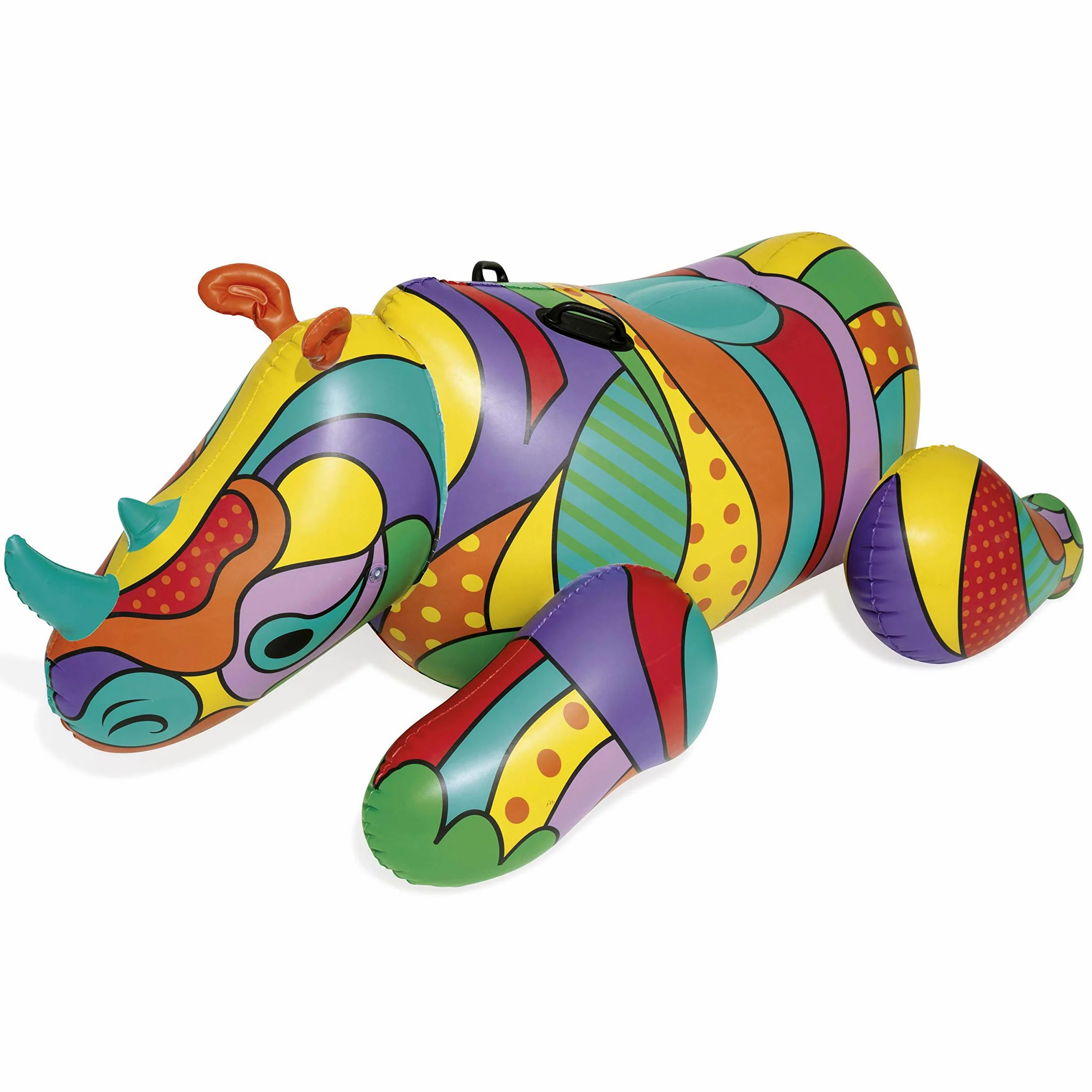 Bestway Inflatable Ride-On Toy with Pop-Art Design