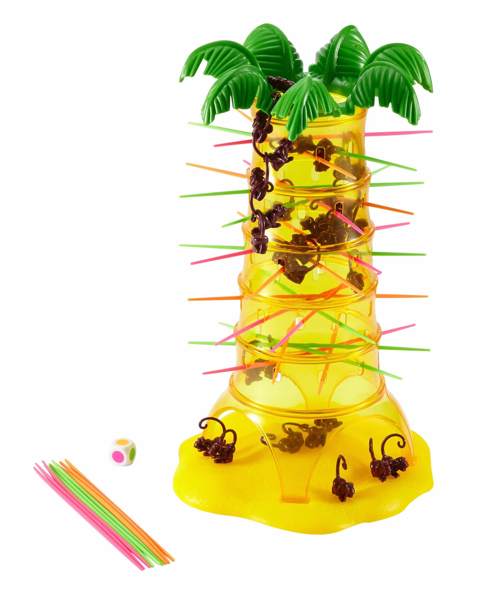 Mattel Games Monos Locos, Juegos de Mesa para niños +5 años, 2-4 Jugadores, partidas de Aproximadamente 30 min (52563)
