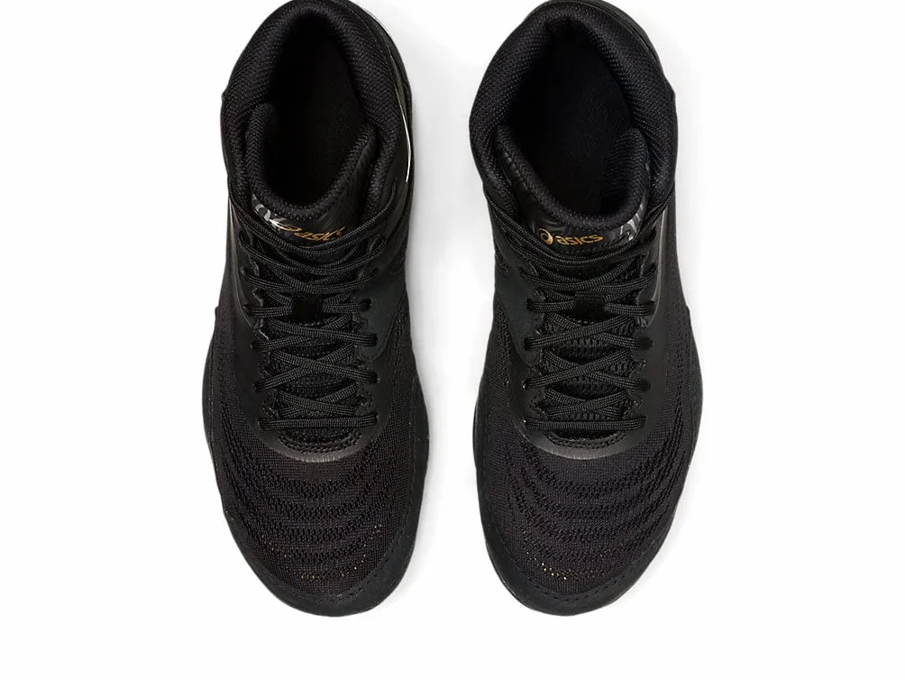 Asics Split Elite Zapatos de Lucha Libre Hombre Negro Oro Puro 45 EU