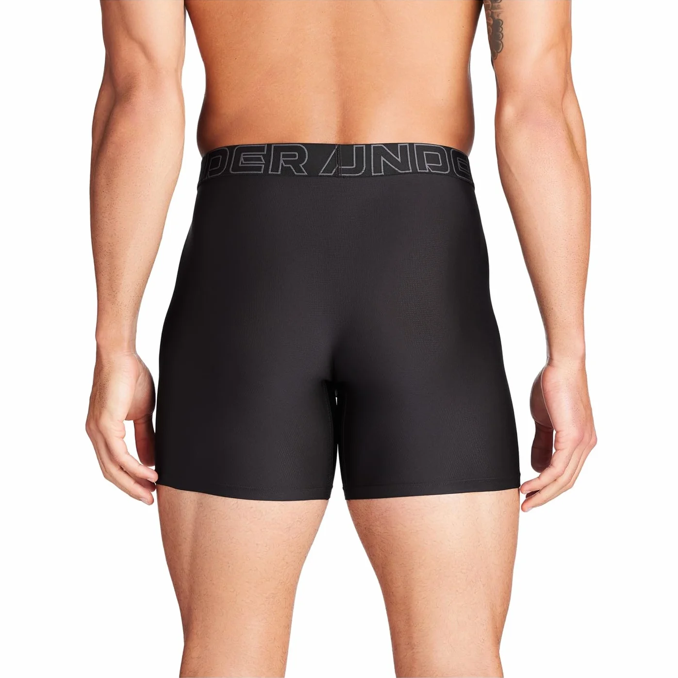Under Armour Pack de 3 Bóxers Tech Mesh para Hombre, Largo de Pierna 15 cm, Transpirable