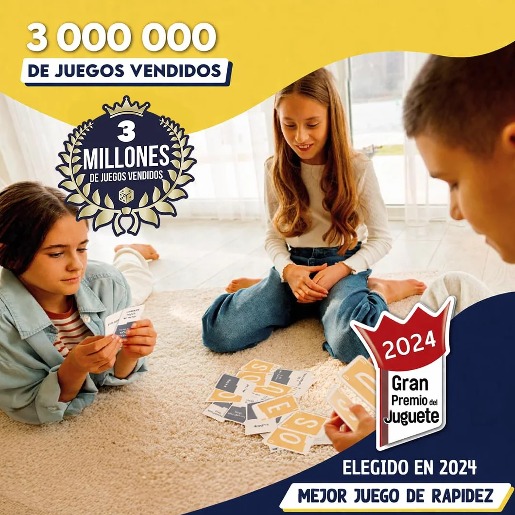 QuickStop Juegos de Mesa para Familia y Amigos 2-7 Jugadores Gran Premio del Juguete 2024