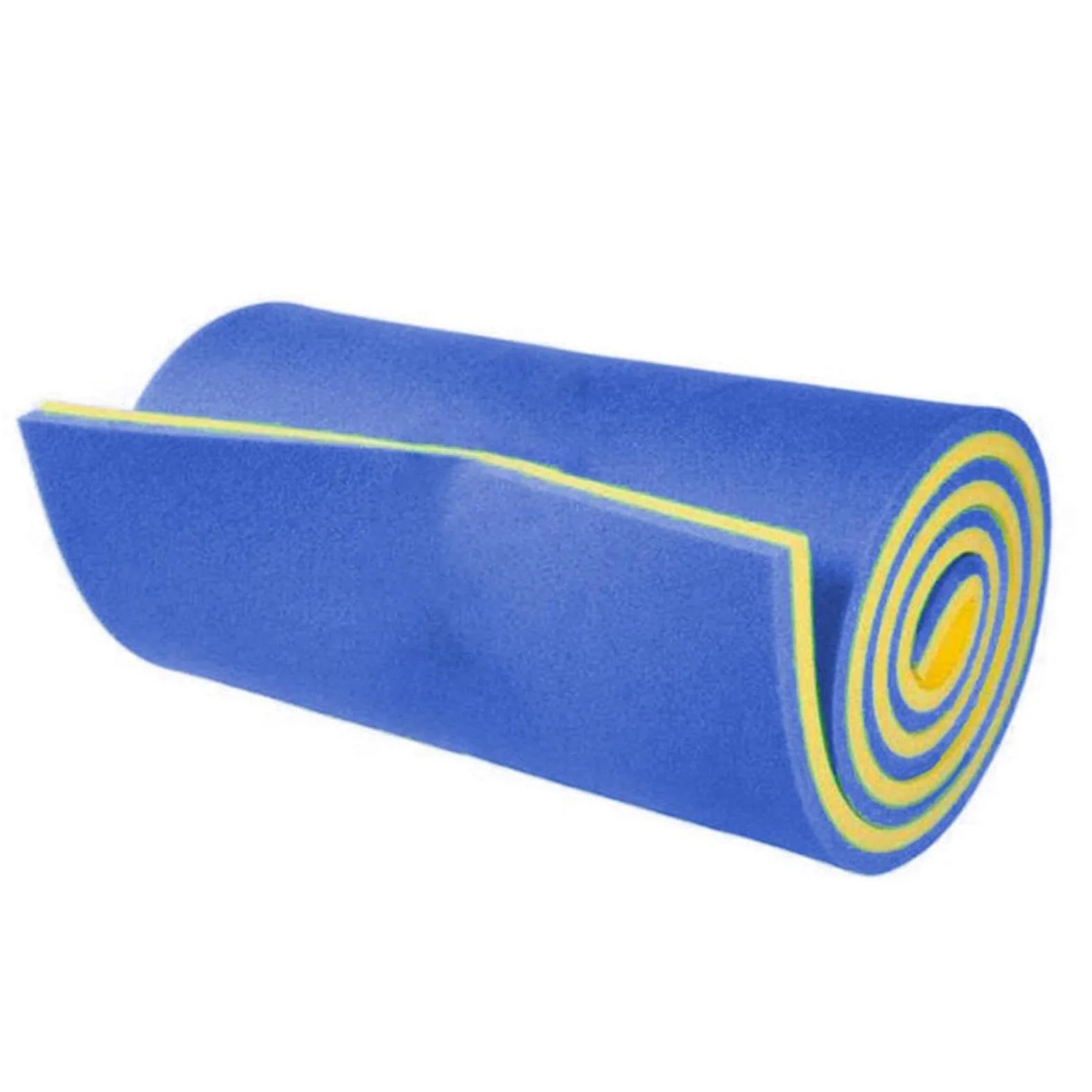 Colchoneta Flotante con Hamaca de Piscina para Adultos , Azul y amarillo