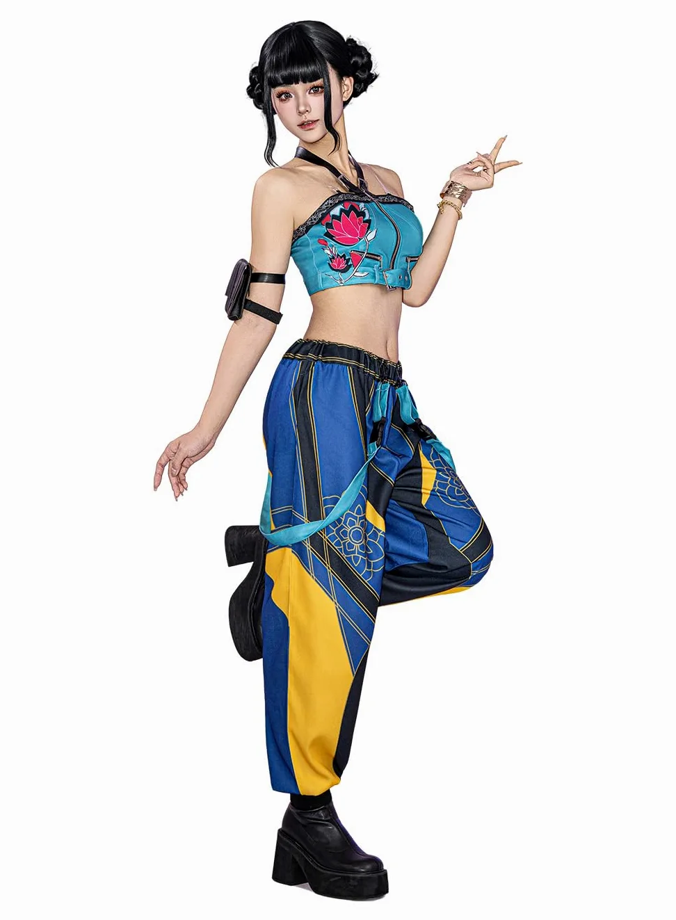 OSIAS Zoey Cosplay Mujer con Almohadillas Integradas en el Top