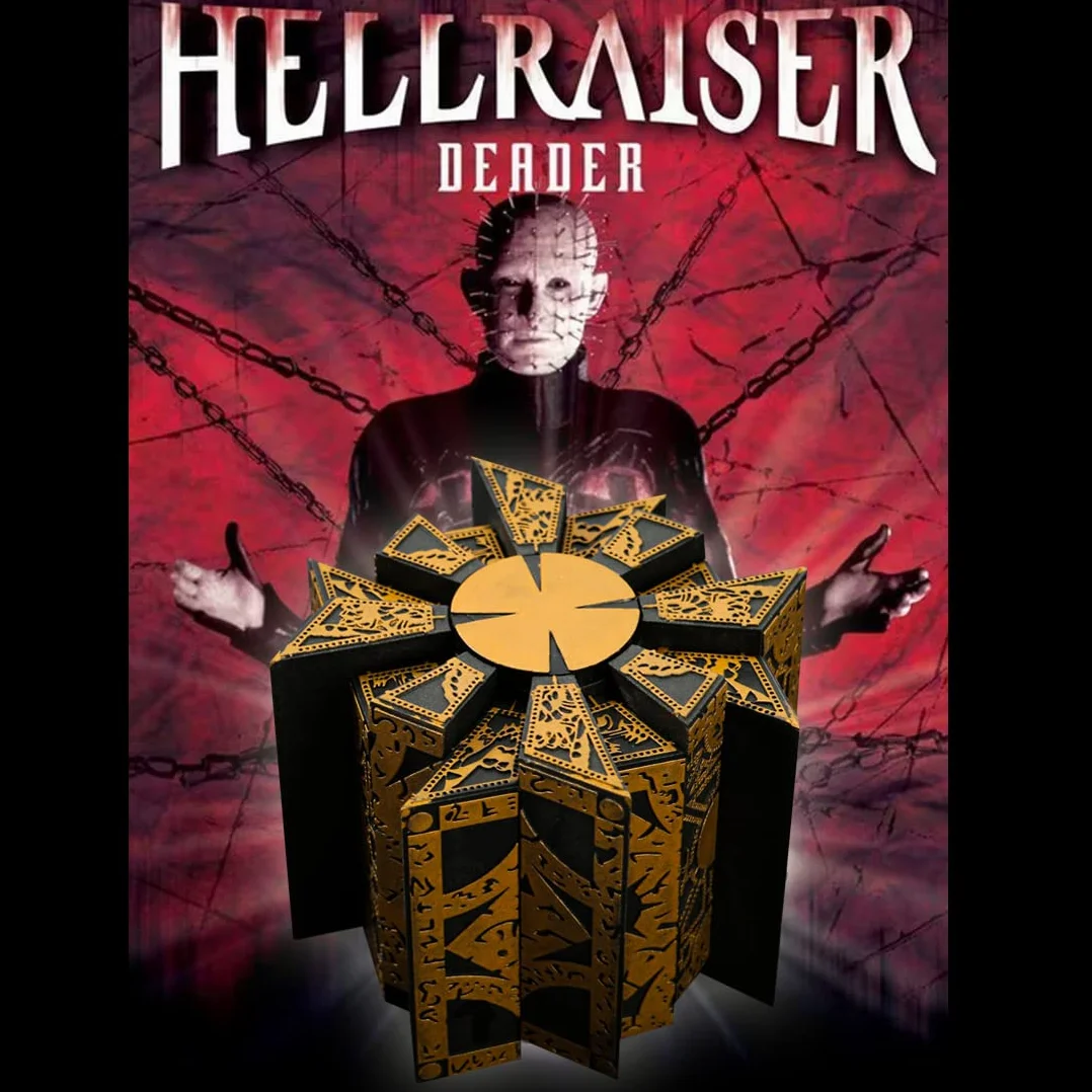 Hellraiser Puzzle Box, Caja De Rompecabezas Desmontable Y Giratoria Deformable, Adecuado para Niños Y Adultos Caja De Rompecabezas De Película De Novedad De Miedo