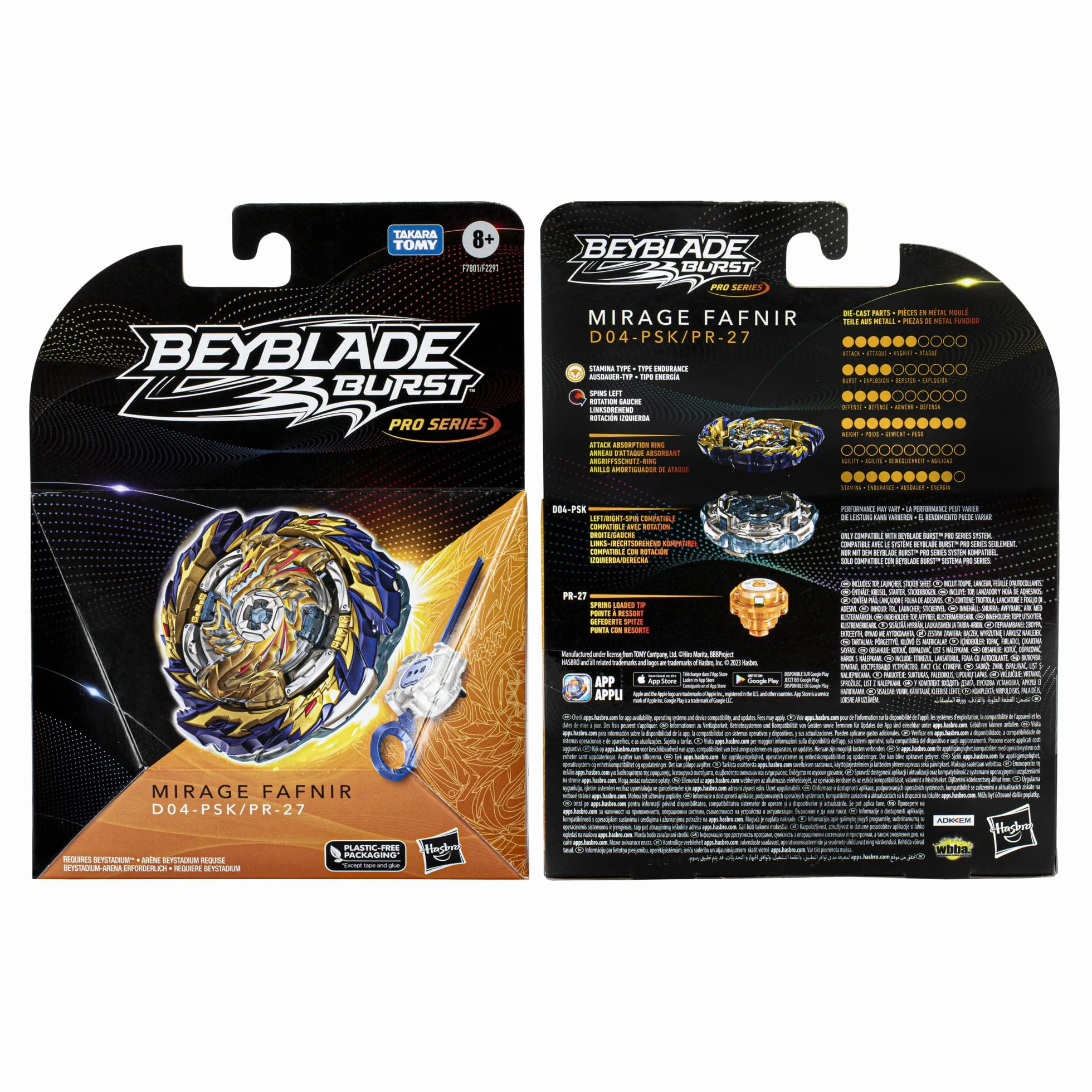 Hasbro Beyblade PS Mirage Fafnir F7801ES0