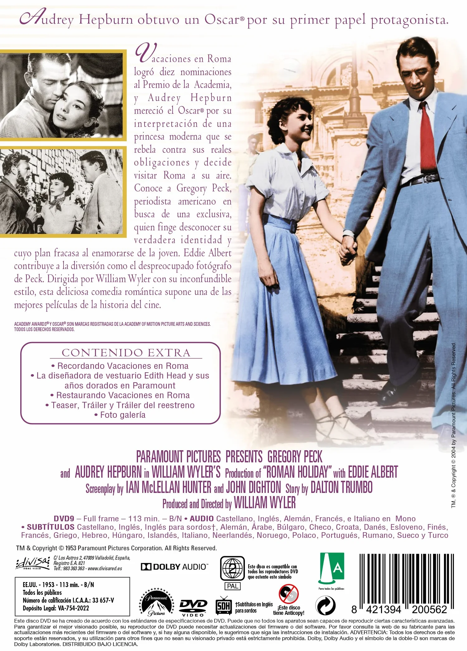 Vacaciones en Roma (DVD)