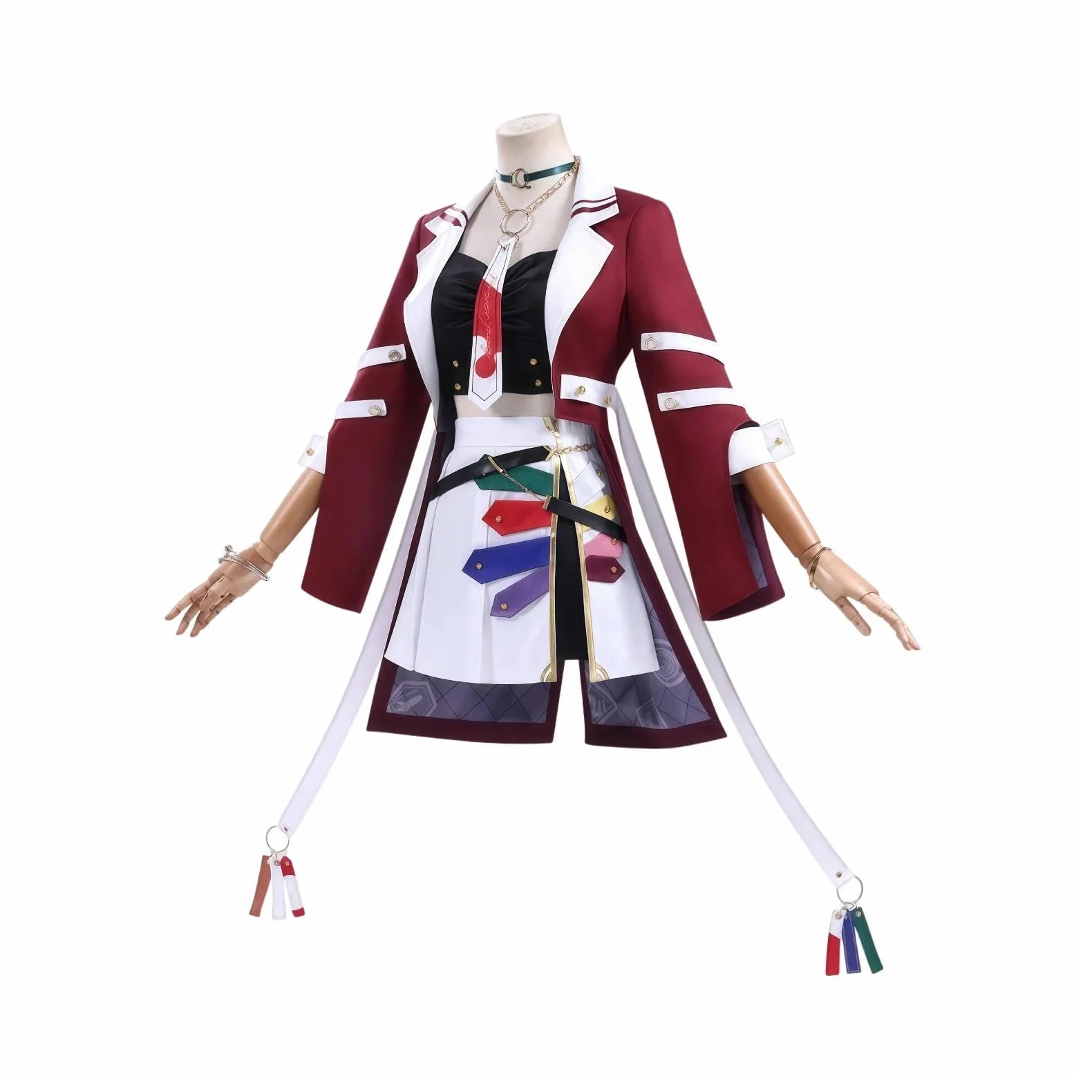 Cosplay Anime Hombre Mujer Adulto Halloween Comic Con Uniforme Roles | Conjunto completo – Incluye chaqueta verde con cierre, pantalón a juego y corbata. Todo lo necesario para un cosplay