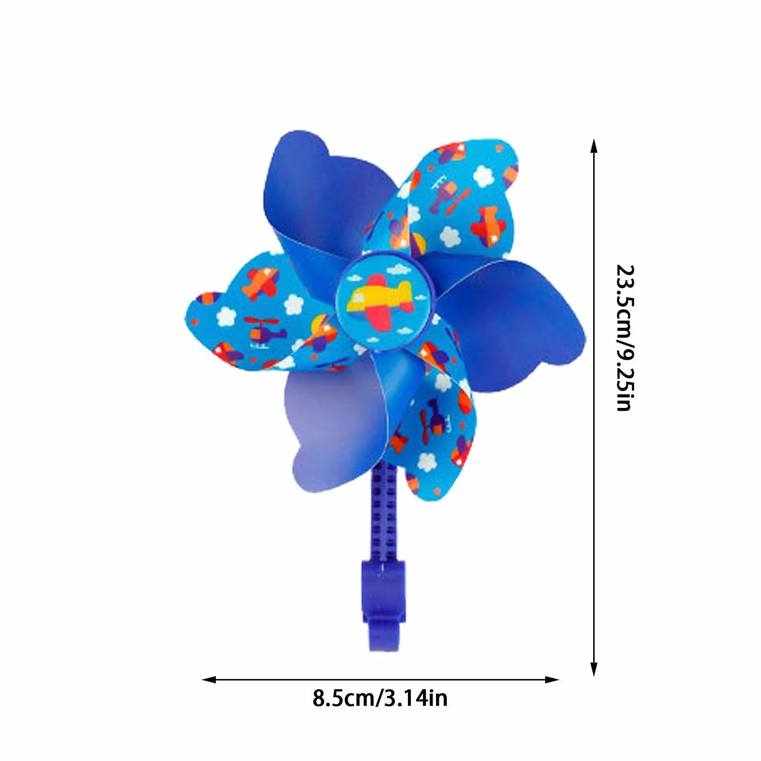 Molinillo de viento para bicicleta infantil, molino de viento, manillar de bicicleta para niños, rueda de pinwheel, resistente a los rayos UV y a la intemperie, decoración de molinos de viento de