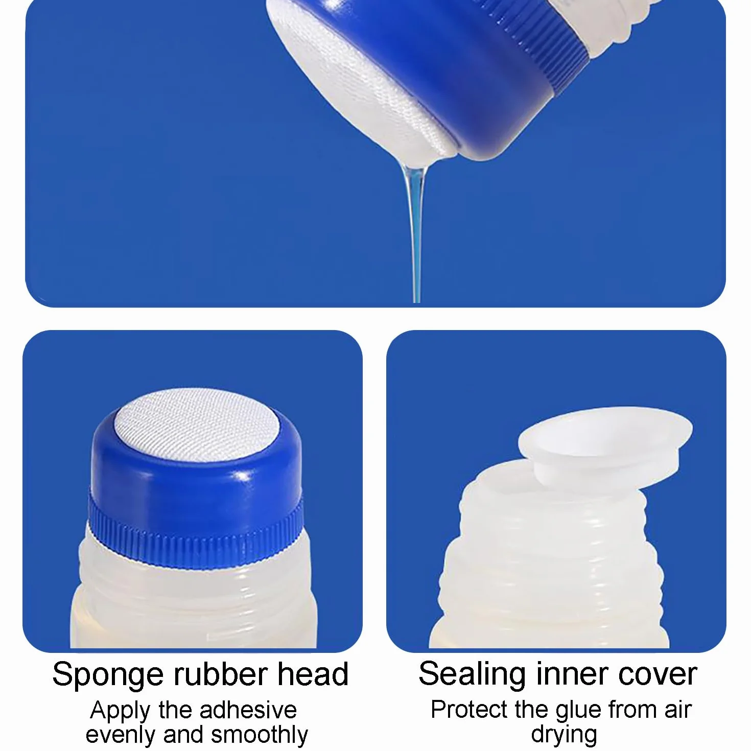 Pegamento para Manualidades 120 ML,Puzzle Glue Transparente con Aplicador Adecuado para Fijar y Colgar Puzzles, Secado Rápido, 120ml