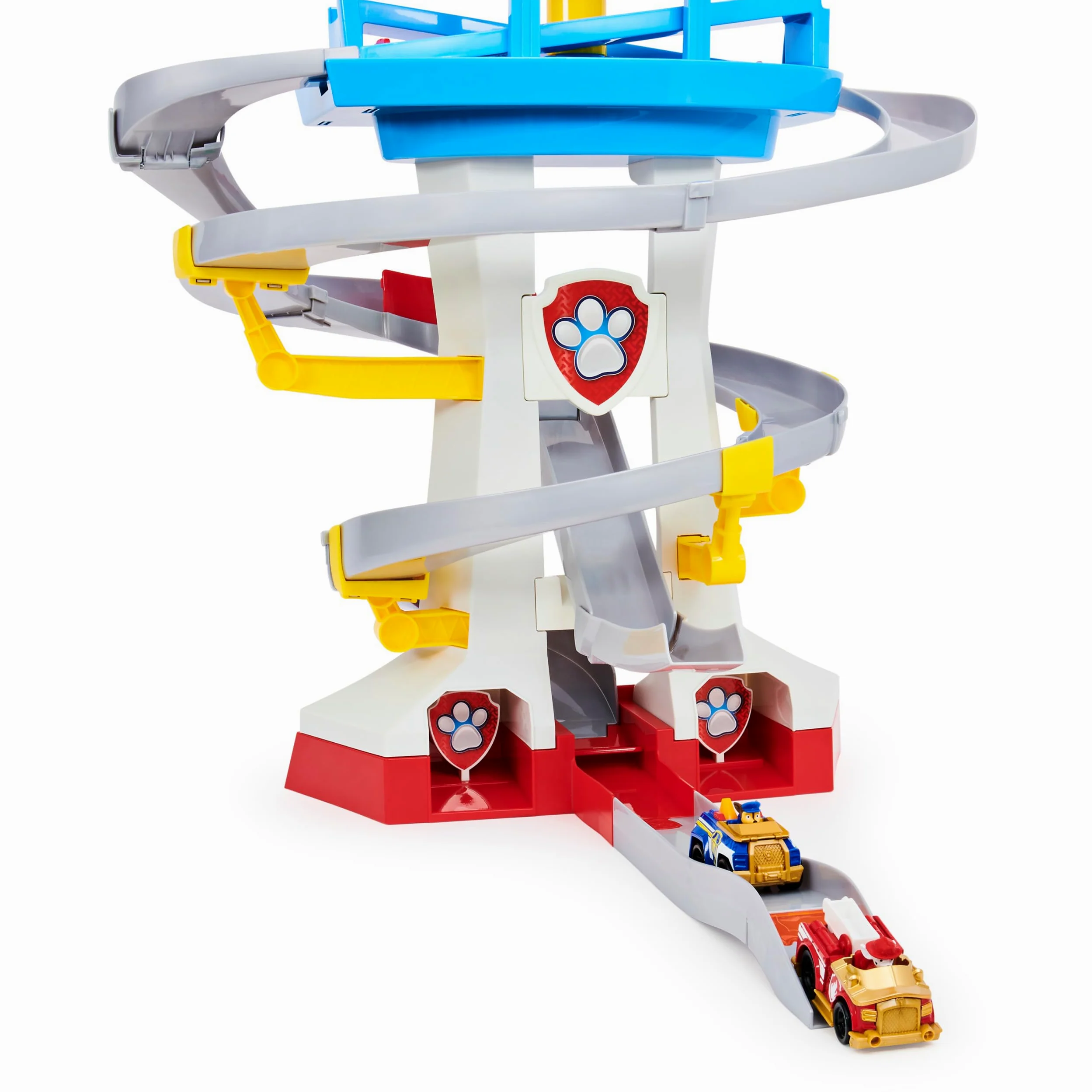 Paw Patrol True Metal Adventure Bay Rescue Way - Juego con 2 vehículos exclusivos, Escala 1:55