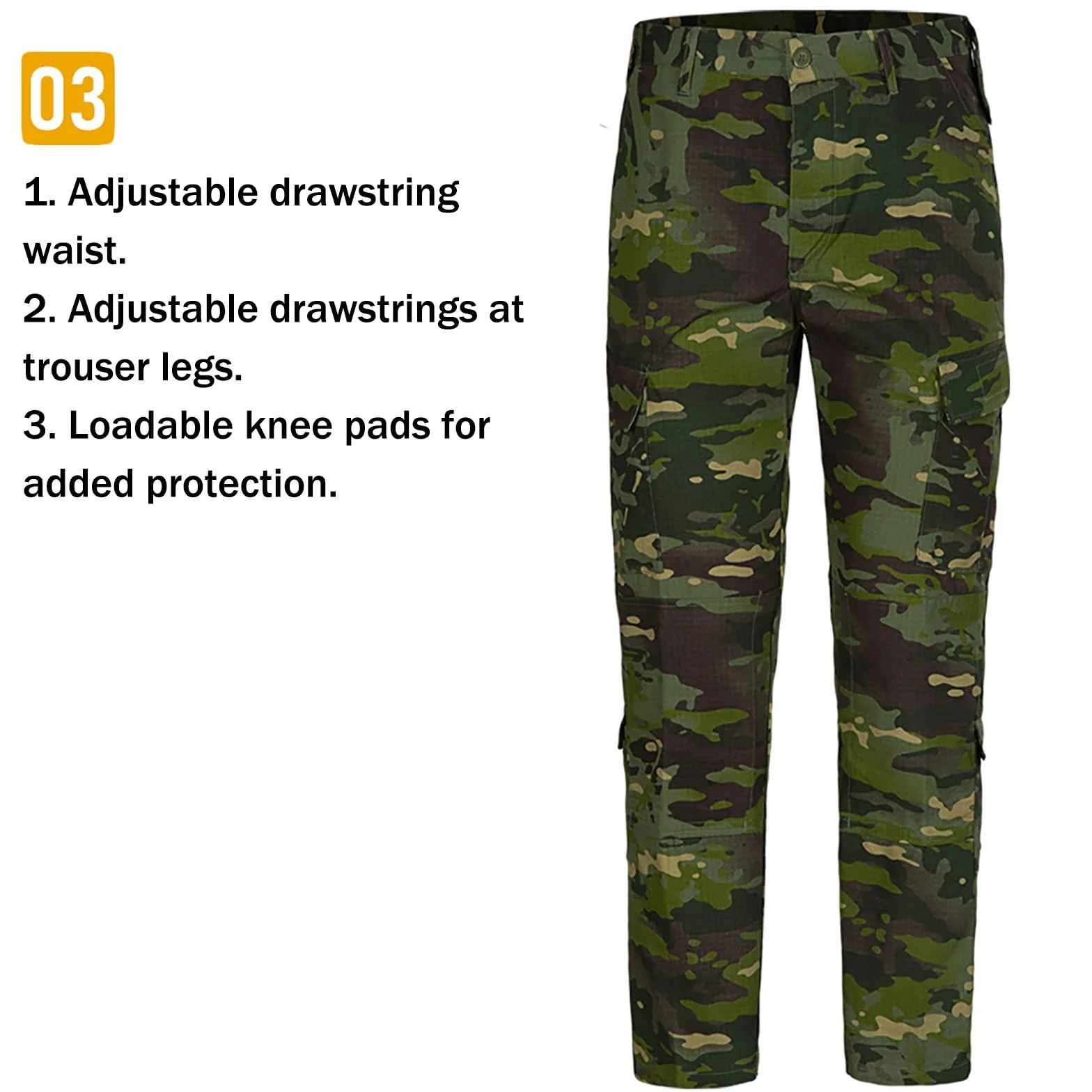 Traje de Camuflaje Militar para Caza Paintball Chaqueta y Pantalones Talla M Negro