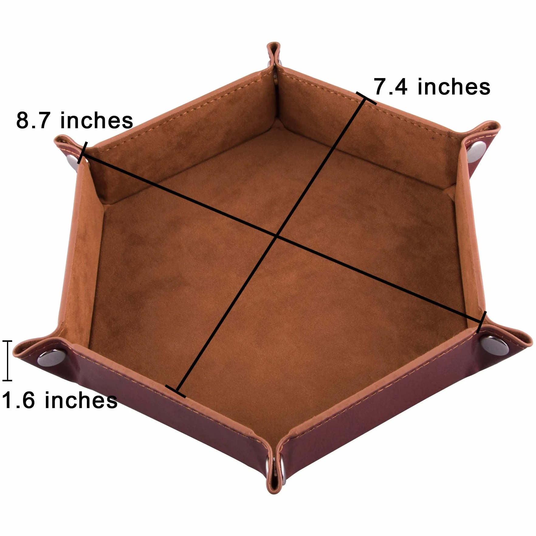 SIQUK 4 Piezas Bandeja Dados Cuero PU y Terciopelo Tablero Dados Plegable para DND RPG Juegos de Mesa (Gris, Camello, Rojo, Negro)