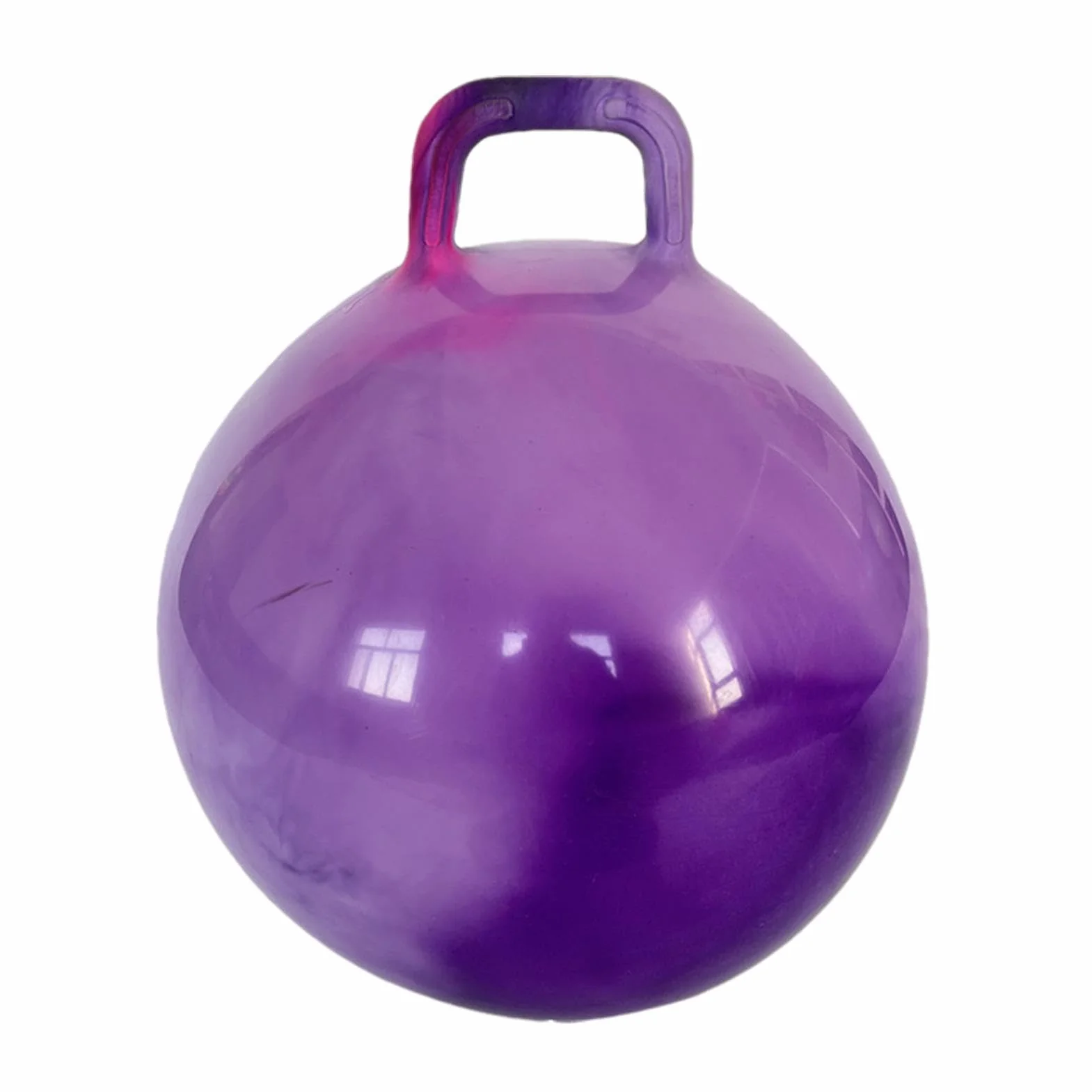 Pelota De Saltar con Asas Ergonómicas, Pelota De Salto para Niños, Balones Saltadores, Pelotas Hinchable Saltarina, Altura Ajustable, Antideslizante, Jardín Actividades Exterior Juego Ejercicio