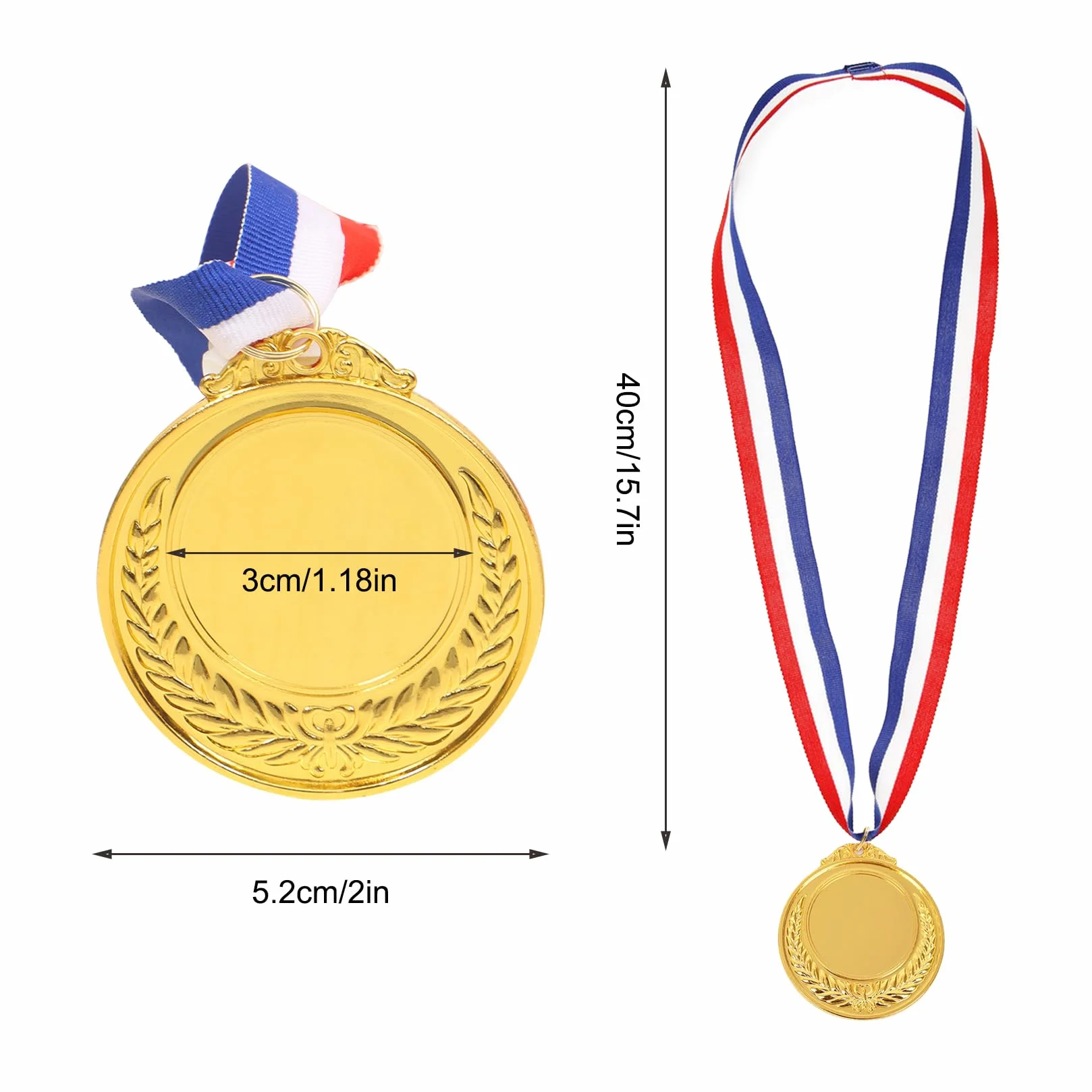 Medallas de Metal para Niños Oro para Ganadores en Concursos Deportivos Fiesta Ortografía Abejas Cumpleaños