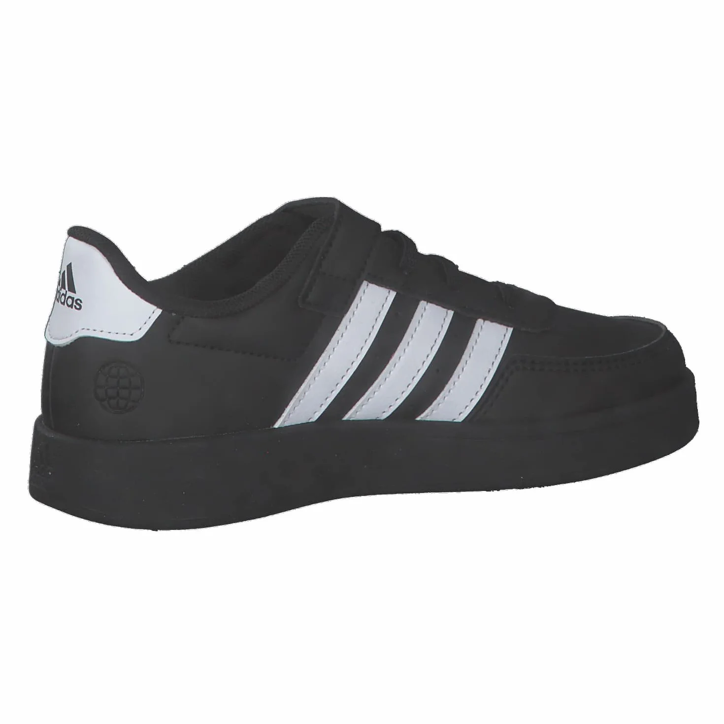Adidas Breaknet Lifestyle Court Elastic Lace Top Strap Shoes, Core Black/Cloud White, 32 EU
