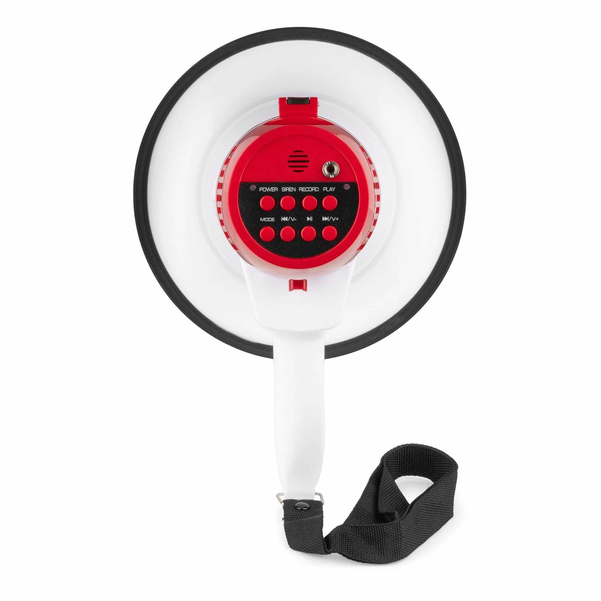 Vonyx MEG045 Megáfono 45W Bluetooth USB Micro SD Grabación Sirena Alcance 1000m Portátil