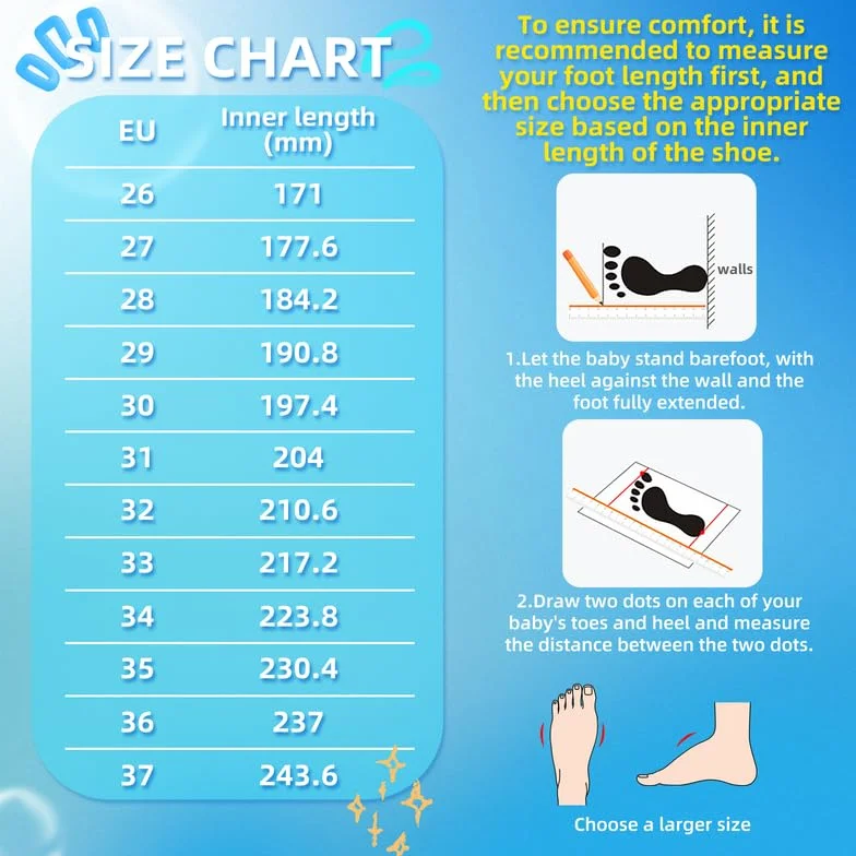 Escarpines Niño Niña Zapatillas de Agua Antideslizante Secado Rápido 26-37 EU